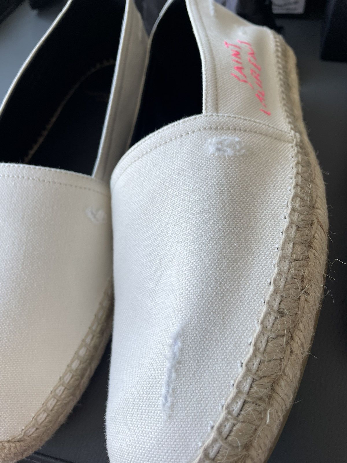 Hedi Slimane Rare Brand New Limited Edition SL Logo Espadrilles Size US 6 / EU 39 - 18 Thumbnail
