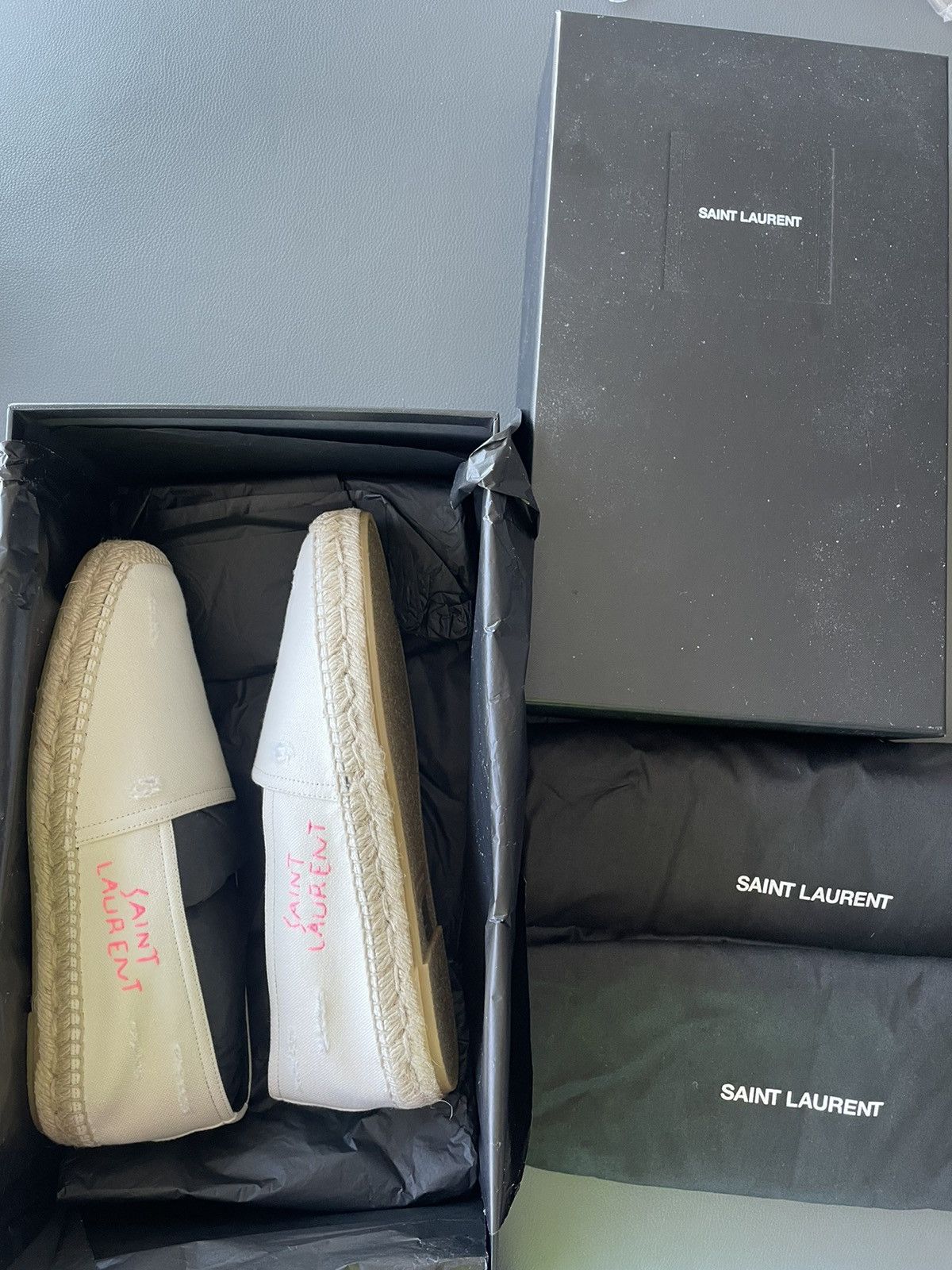 Hedi Slimane Rare Brand New Limited Edition SL Logo Espadrilles Size US 6 / EU 39 - 12 Thumbnail