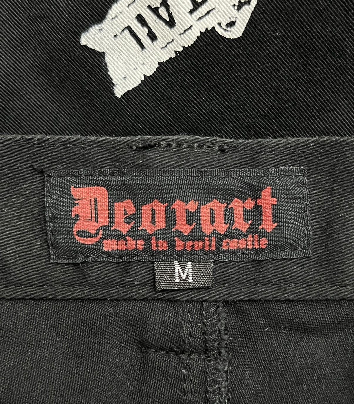 Punk and Yo 💀DEORART MADE IN DEVIL CASTLE PUNK Skull Bondage Skinny Size US 31 - 9 Thumbnail