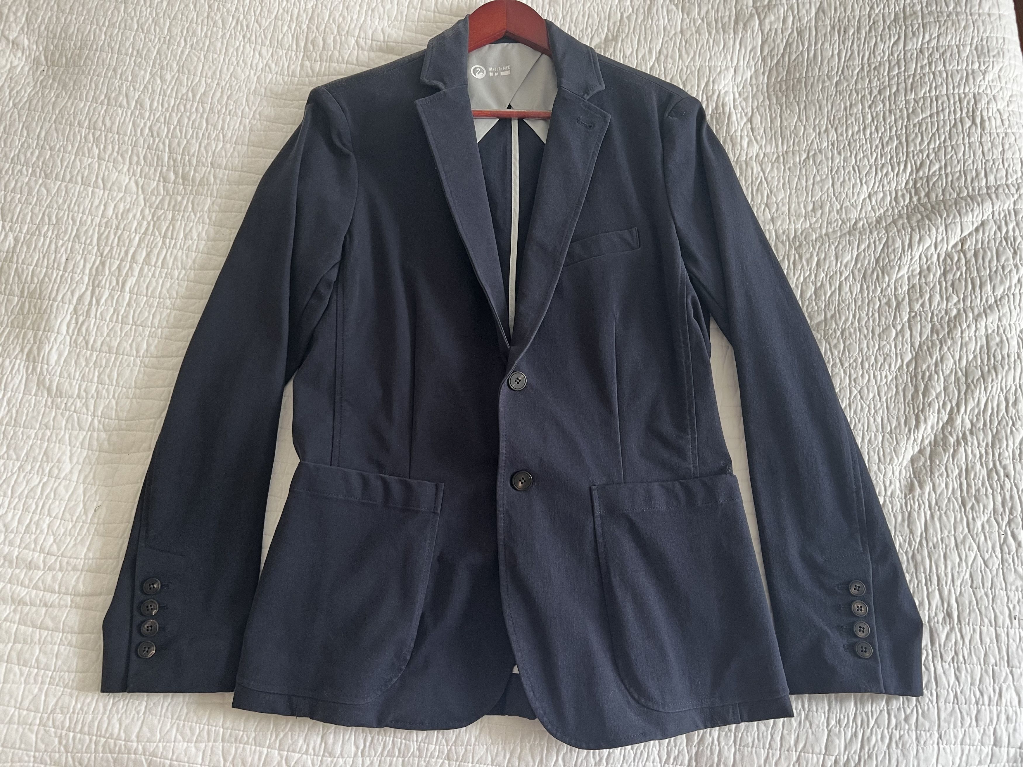Outlier New Navy 60/30 Blazer Size US M / EU 48-50 / 2 - 1 Thumbnail