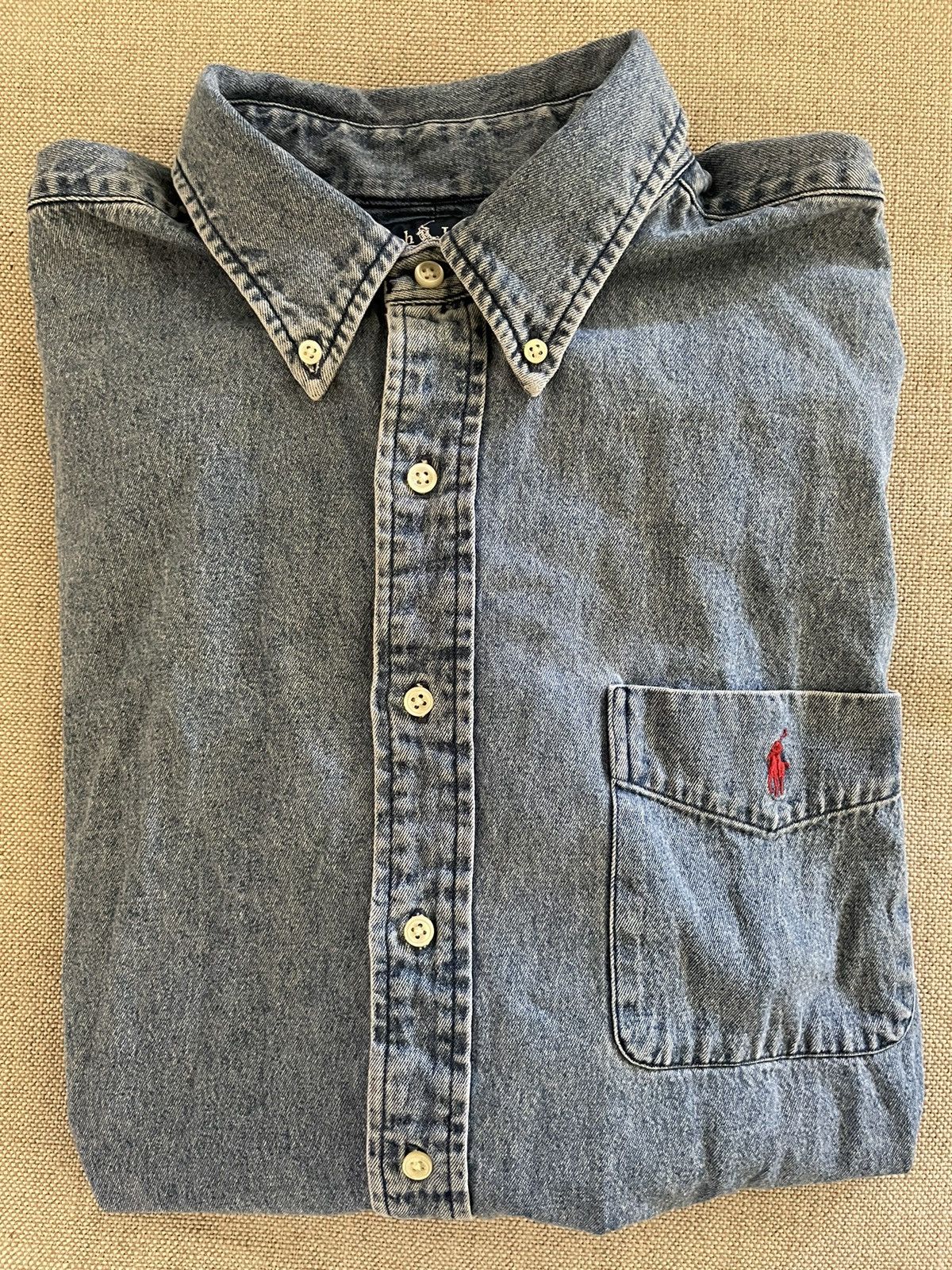 Vintage 90’s Ralph Lauren off the shoulder tee