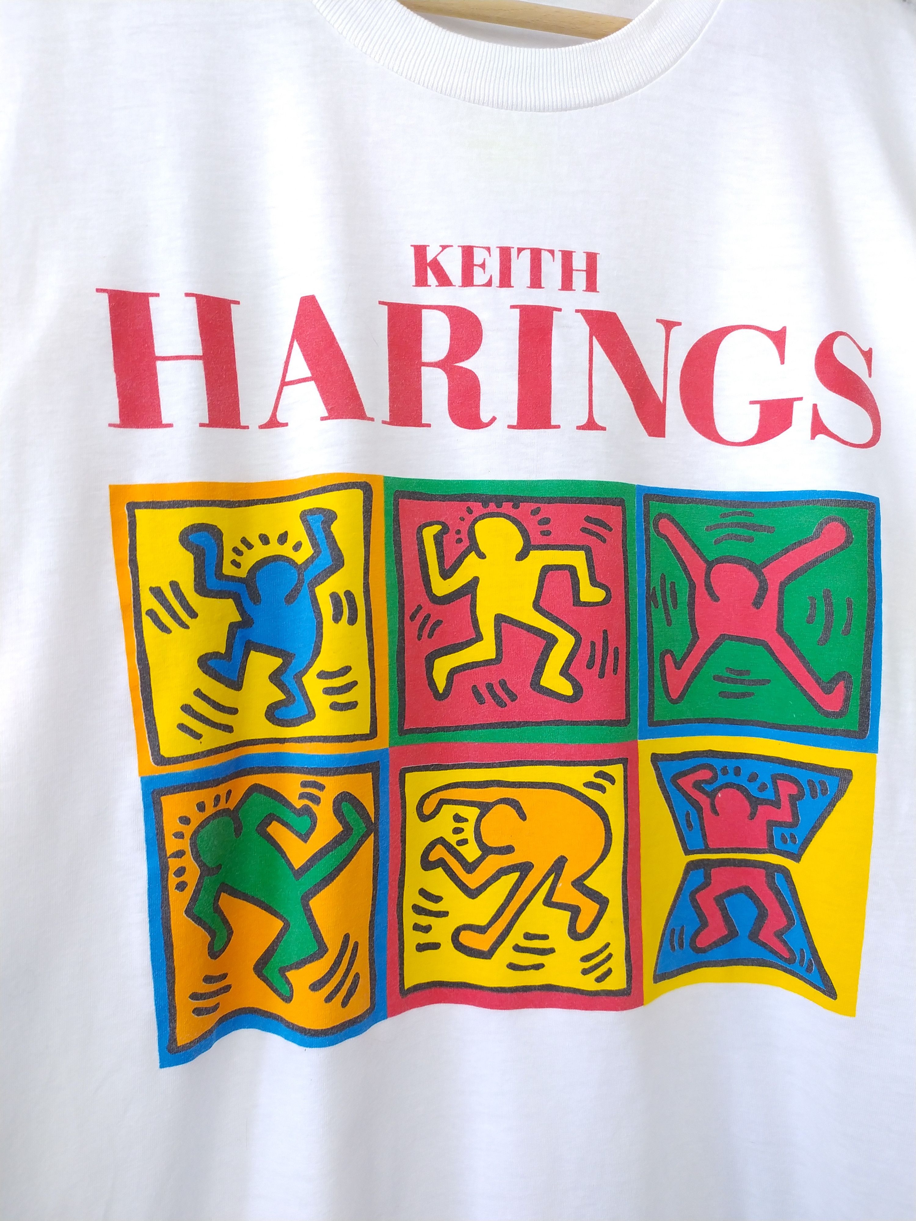 Keith Haring Keith Haring - RARE 90s single stitch t-shirt (H-24) Size US XL / EU 56 / 4 - 3 Thumbnail