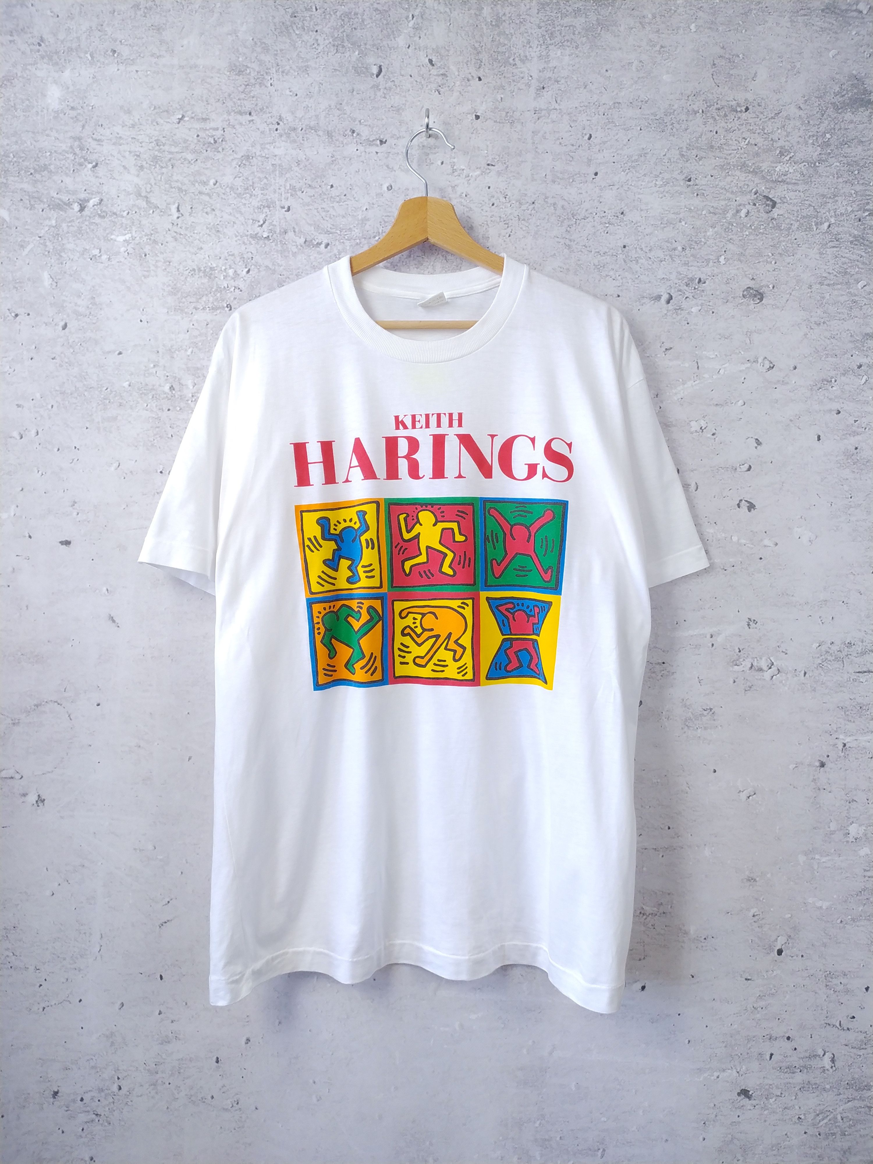 Keith Haring Keith Haring - RARE 90s single stitch t-shirt (H-24) Size US XL / EU 56 / 4 - 1 Thumbnail