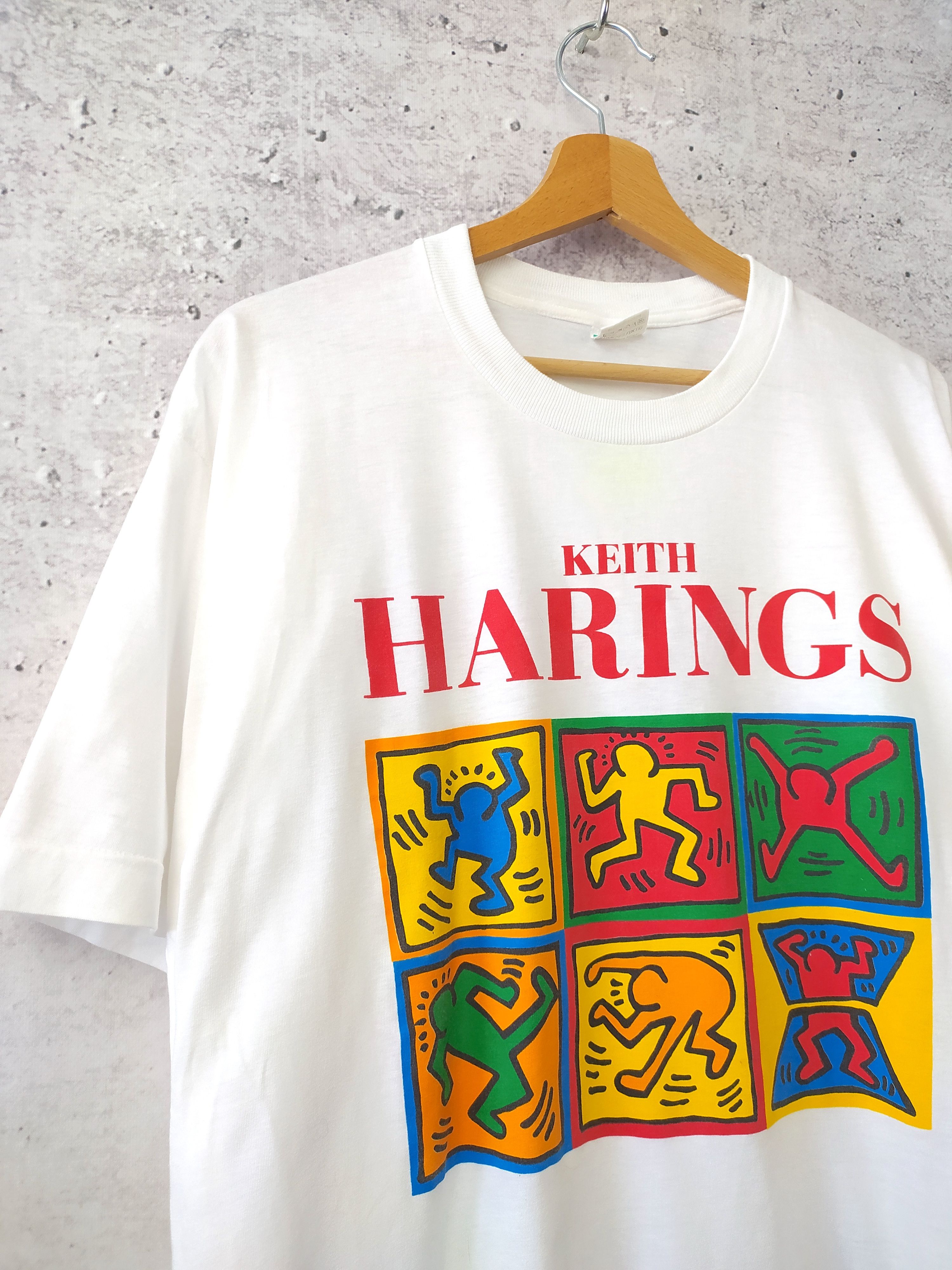 Keith Haring Keith Haring - RARE 90s single stitch t-shirt (H-24) Size US XL / EU 56 / 4 - 6 Thumbnail