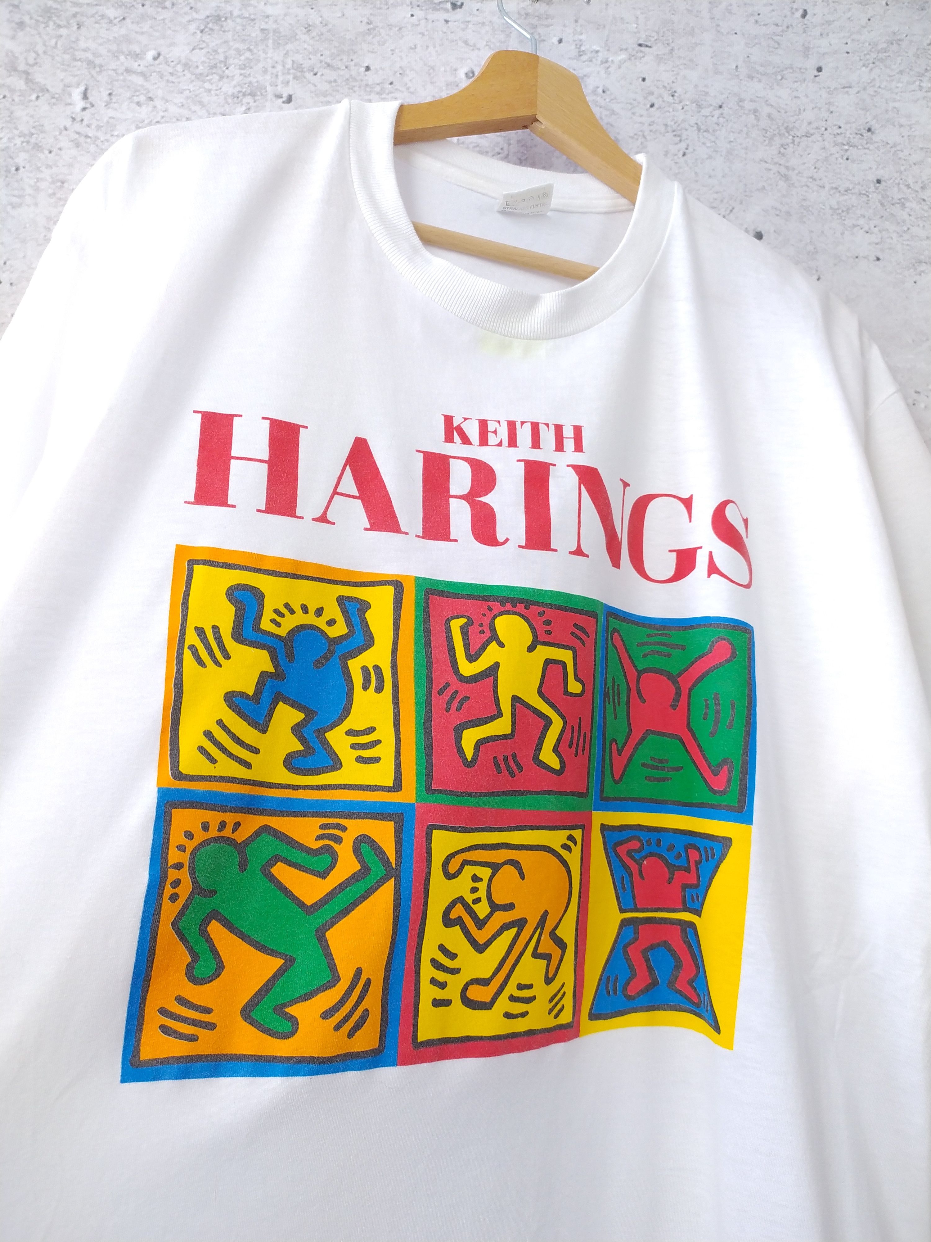 Keith Haring Keith Haring - RARE 90s single stitch t-shirt (H-24) Size US XL / EU 56 / 4 - 10 Thumbnail