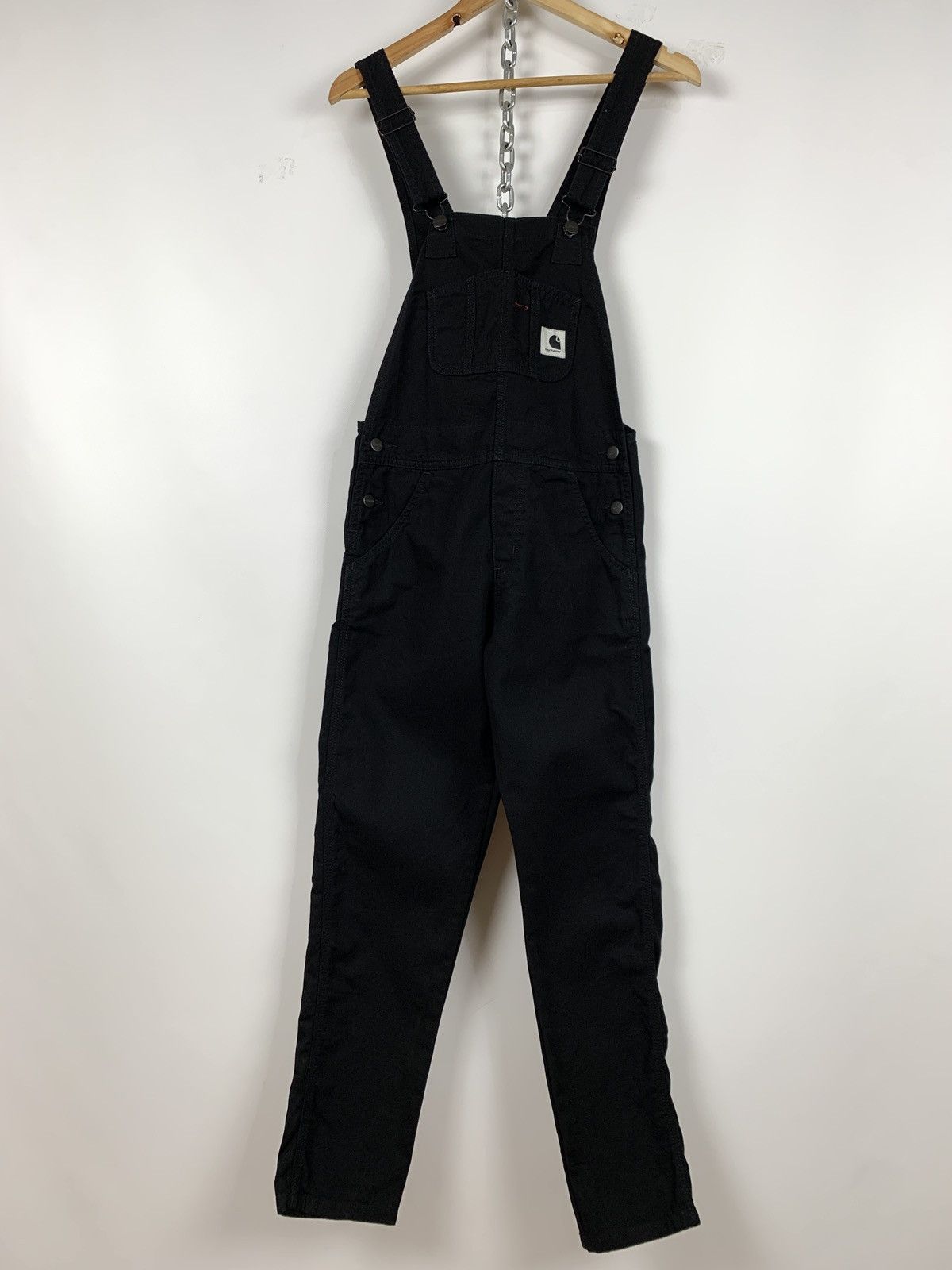 Carhartt Wip Women’s Carhartt WIP Black Bib Overall Size 26" / US 2 / IT 38 - 2 Thumbnail