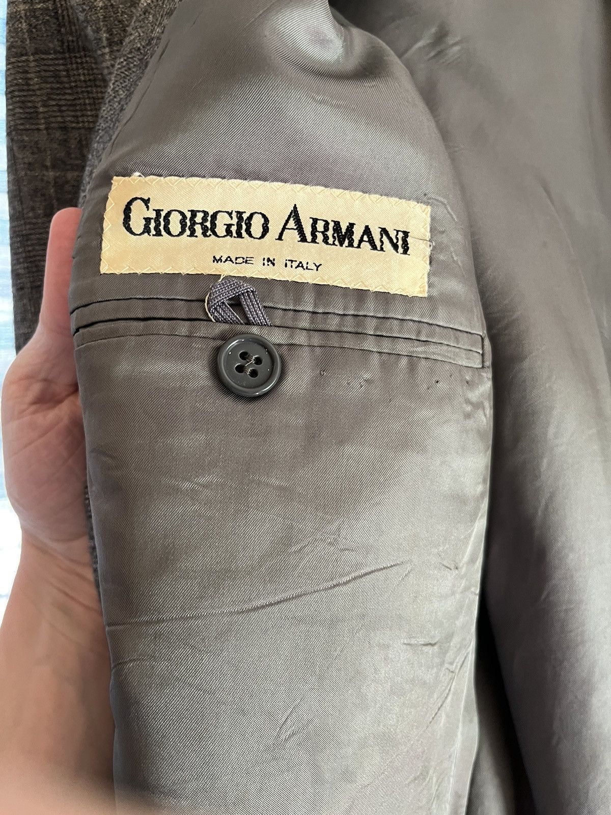Giorgio Armani Vintage georgio armani suit jacket Size 42R - 4 Thumbnail