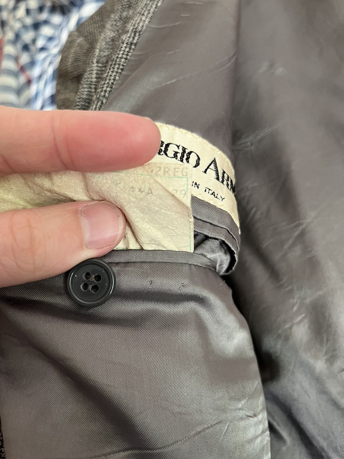 Giorgio Armani Vintage georgio armani suit jacket Size 42R - 5 Thumbnail