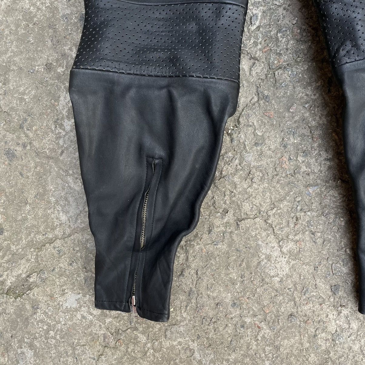 Leather Vintage Motosuit Suit Moto Vanucci Leather 50/40 Rare Size 50S - 11 Thumbnail