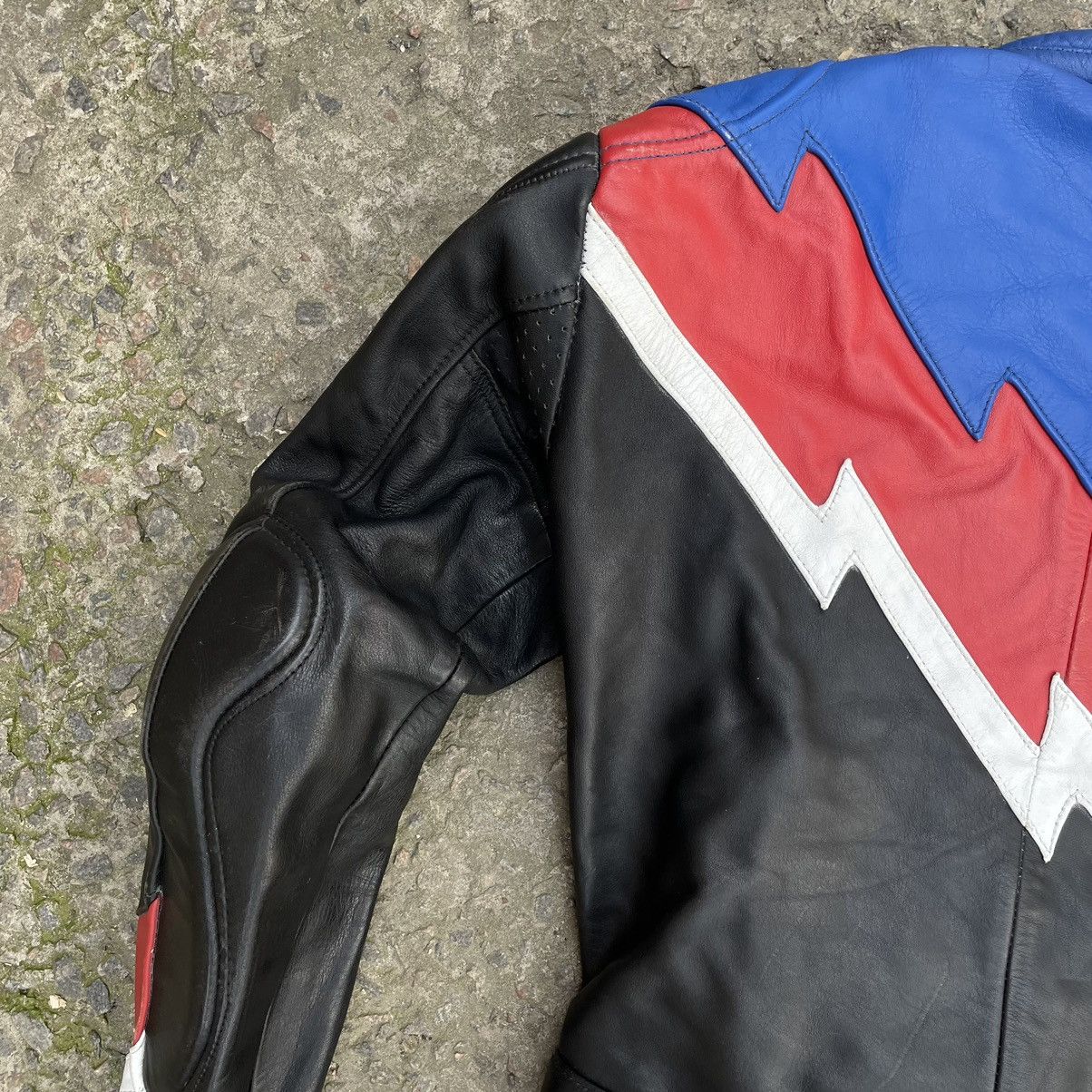 Leather Vintage Motosuit Suit Moto Vanucci Leather 50/40 Rare Size 50S - 14 Thumbnail