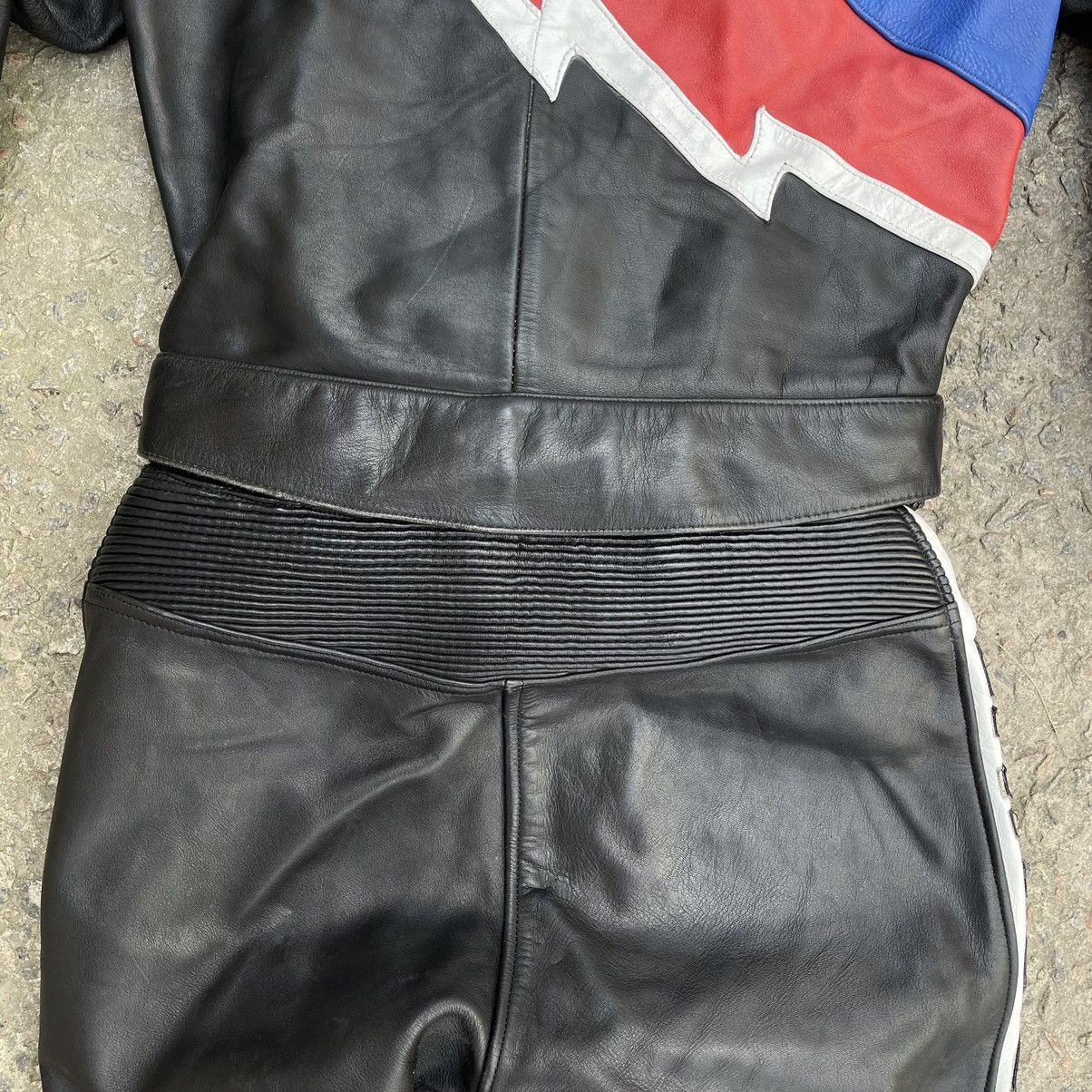 Leather Vintage Motosuit Suit Moto Vanucci Leather 50/40 Rare Size 50S - 12 Thumbnail