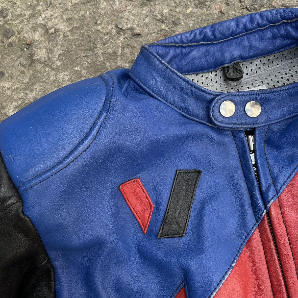 Leather Vintage Motosuit Suit Moto Vanucci Leather 50/40 Rare Size 50S - 19 Thumbnail