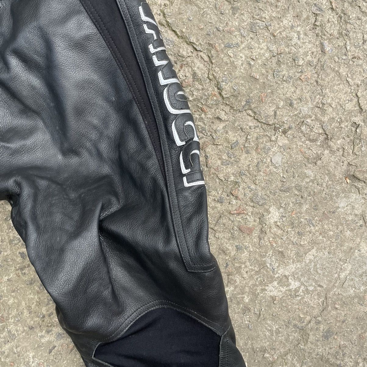 Indian Motorcycle × Leather Bike Moto Vanucci Leather Biker Pants Motorcycle Size US 38 / EU 54 - 12 Thumbnail