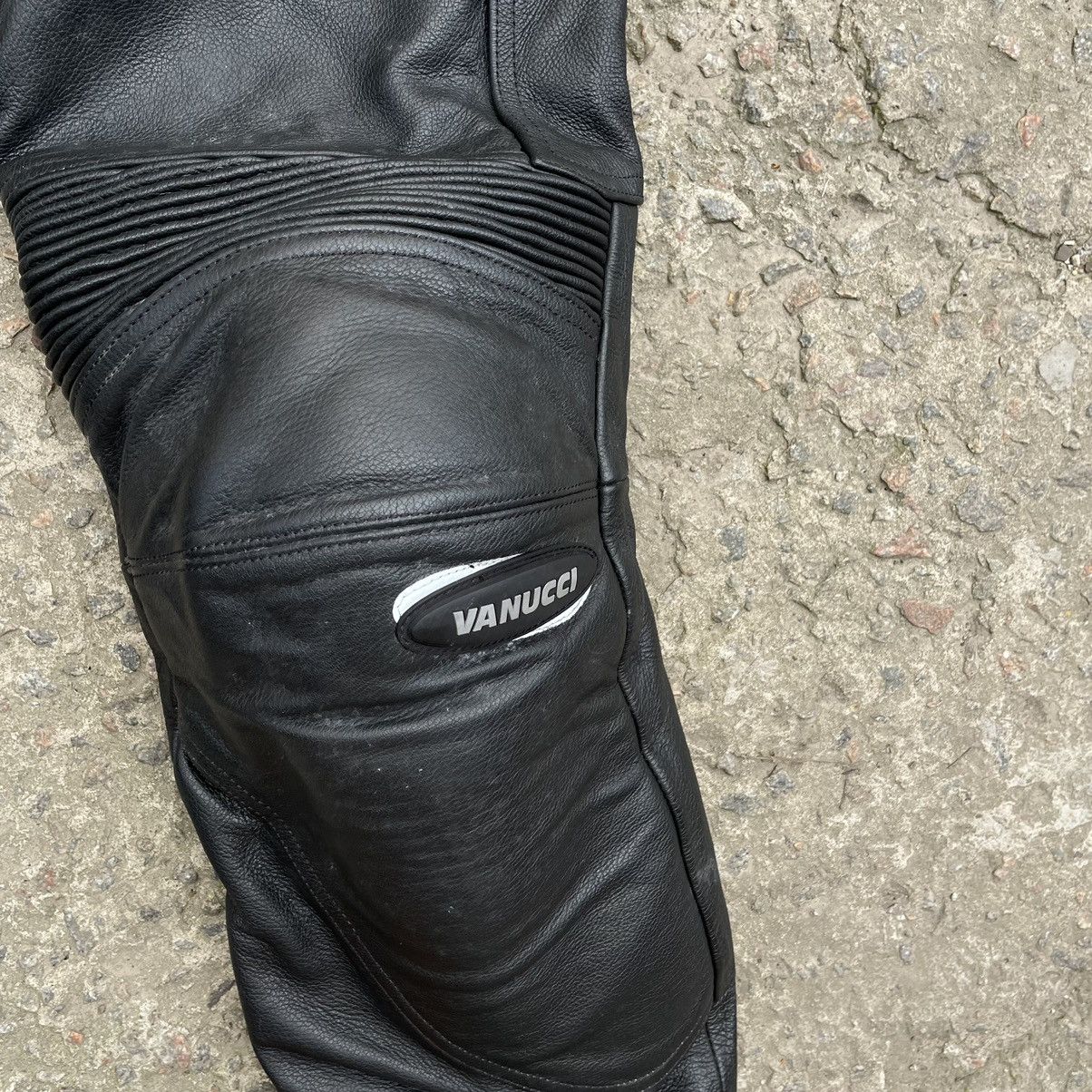 Indian Motorcycle × Leather Bike Moto Vanucci Leather Biker Pants Motorcycle Size US 38 / EU 54 - 6 Thumbnail