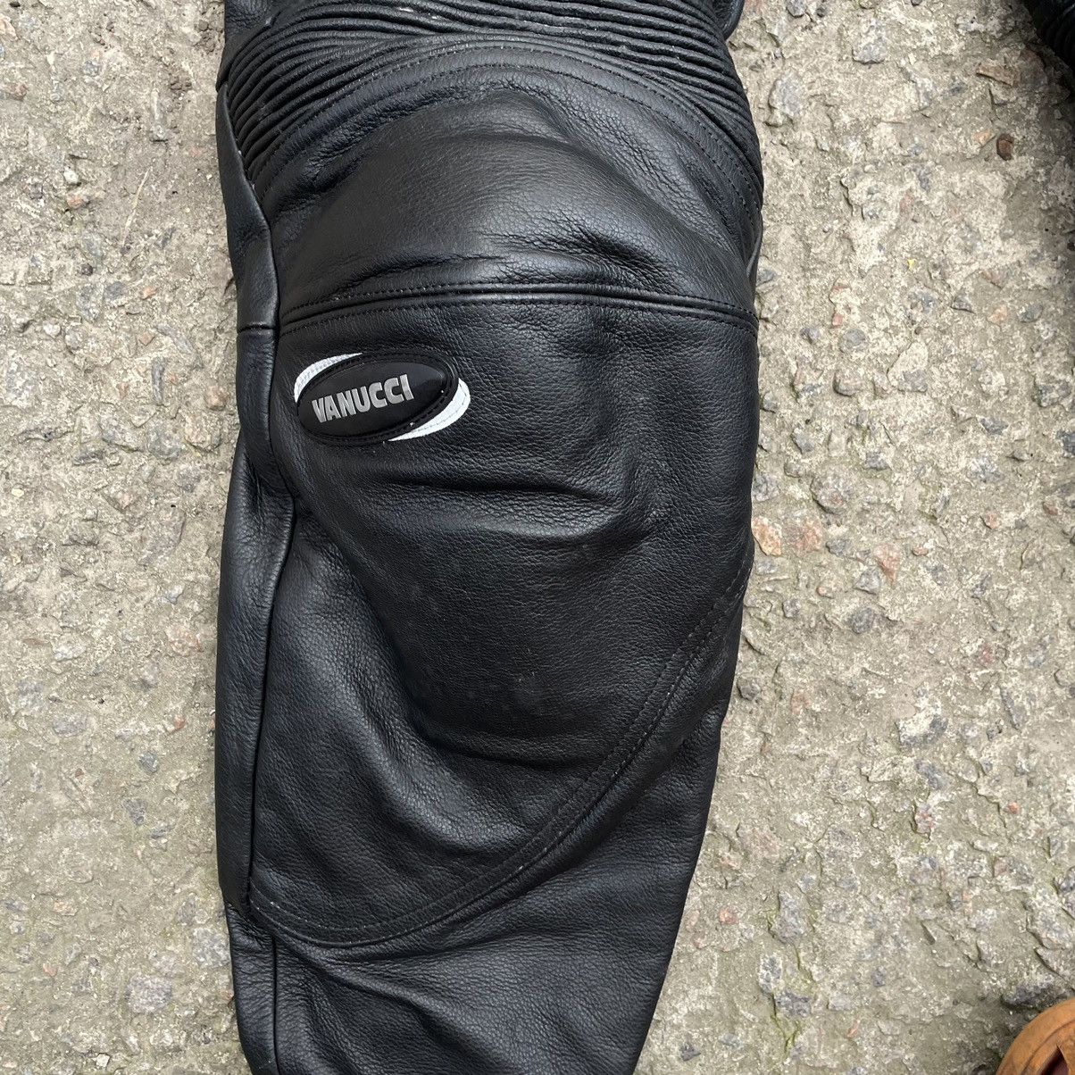 Indian Motorcycle × Leather Bike Moto Vanucci Leather Biker Pants Motorcycle Size US 38 / EU 54 - 5 Thumbnail