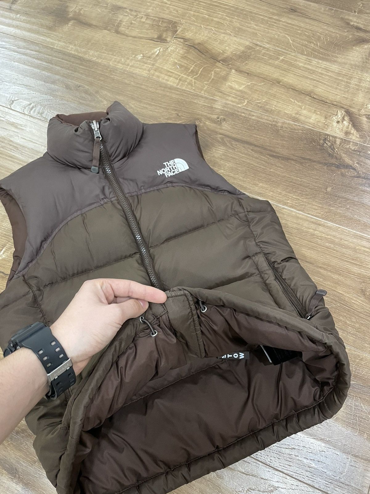 The North Face Vintage The North Face Brown 700 Down Puffer Vest Size XS Size XS / US 0-2 / IT 36-38 - 6 Thumbnail
