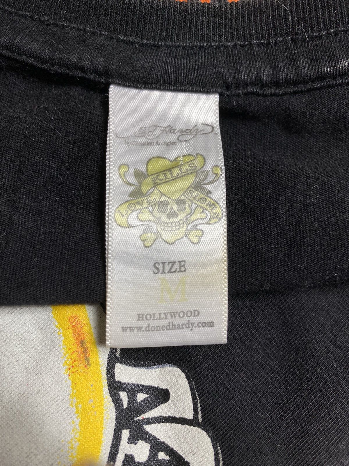 Christian Audigier × Ed Hardy × Vintage Vintage Ed hardy aop washed print skulls smoke graffiti tee Size US M / EU 48-50 / 2 - 4 Thumbnail