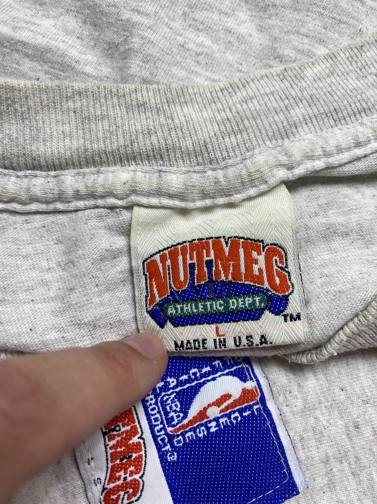 Vintage nutmeg 1992 nba finals Chicago bulls world champions