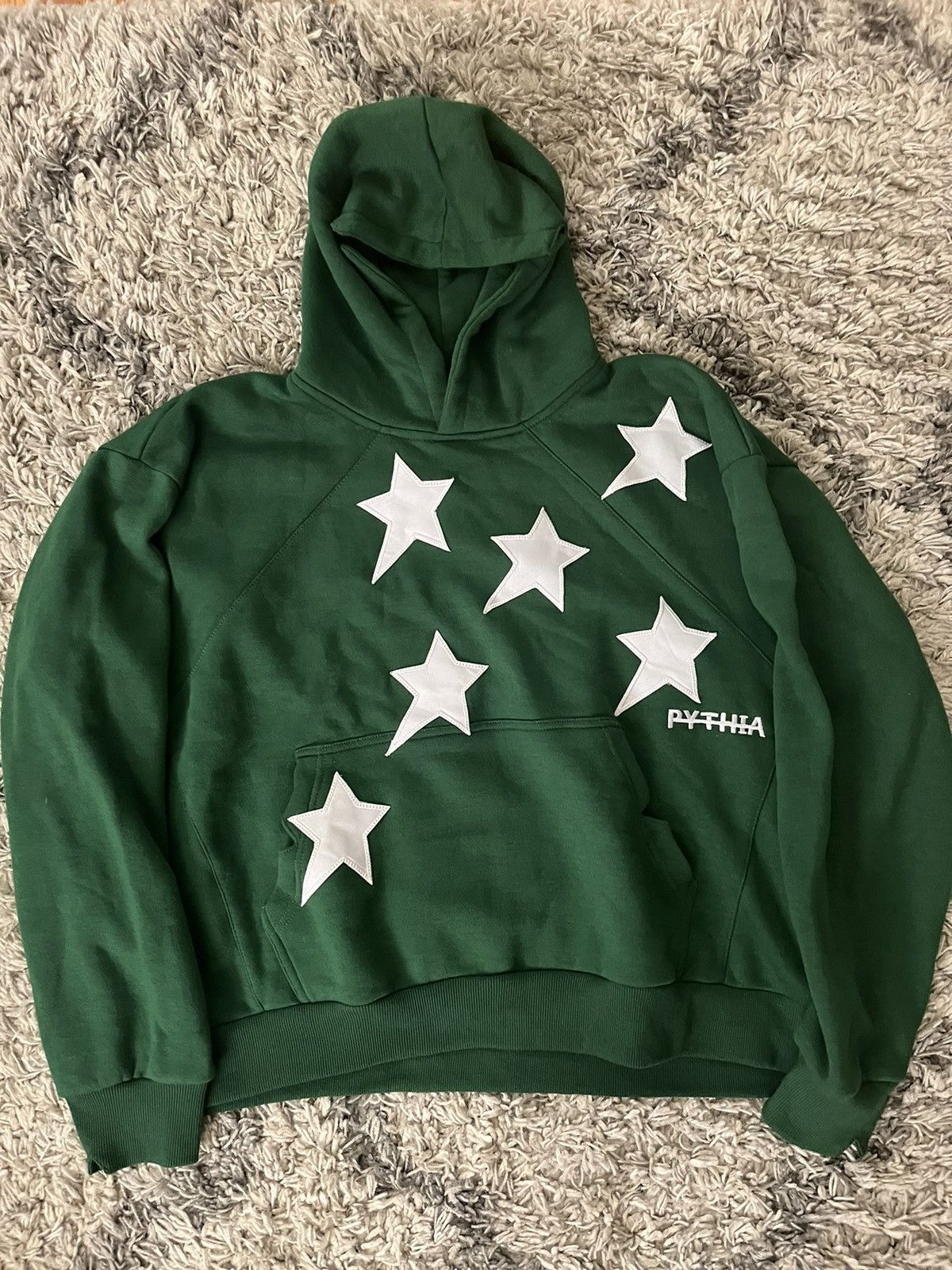 Green star hoodie sale