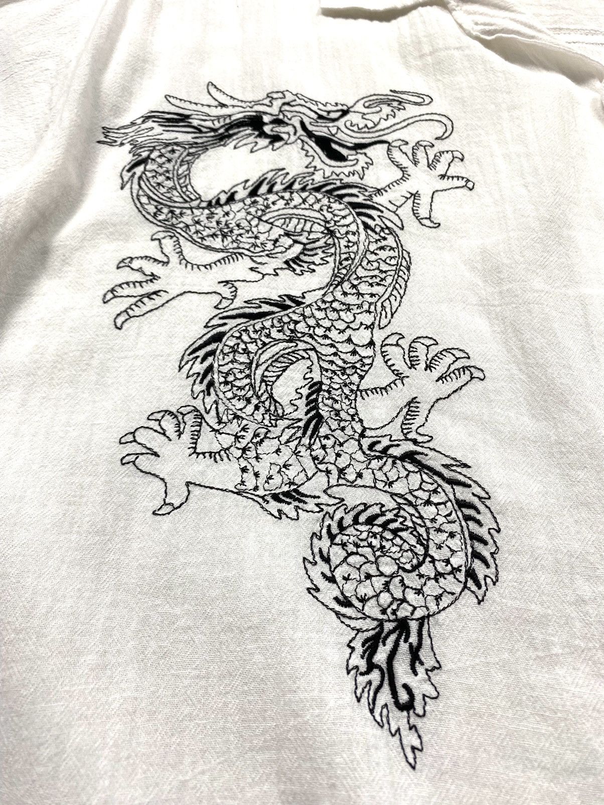 Japanese Brand Rare! Vintage Japanese Dragon Shirt Archive Hype Size US XL / EU 56 / 4 - 6 Thumbnail