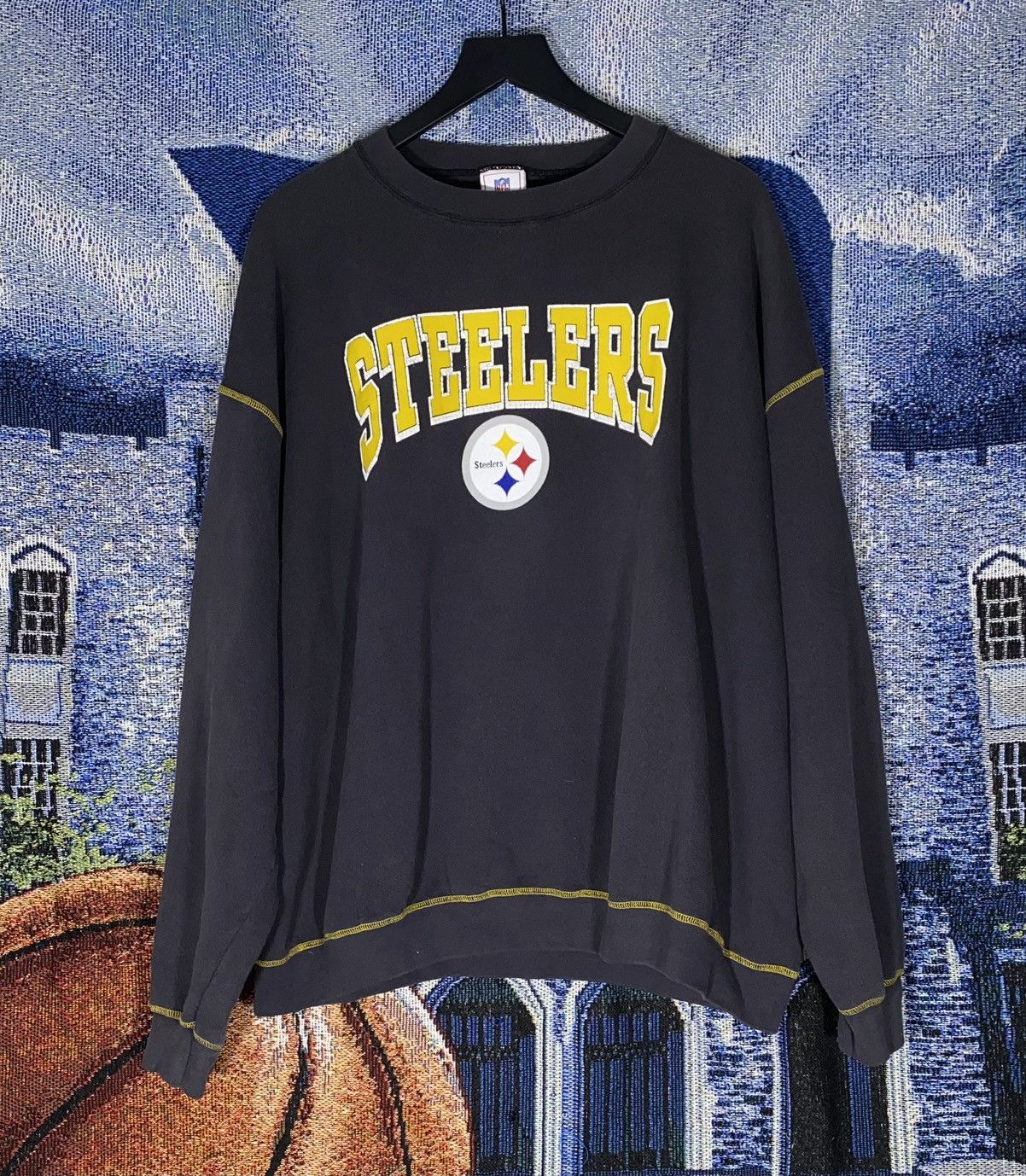 80s Pittsburgh Steelers Sweatshirt, Vtg Pittsburgh Steelers Sweatshirt  U2622