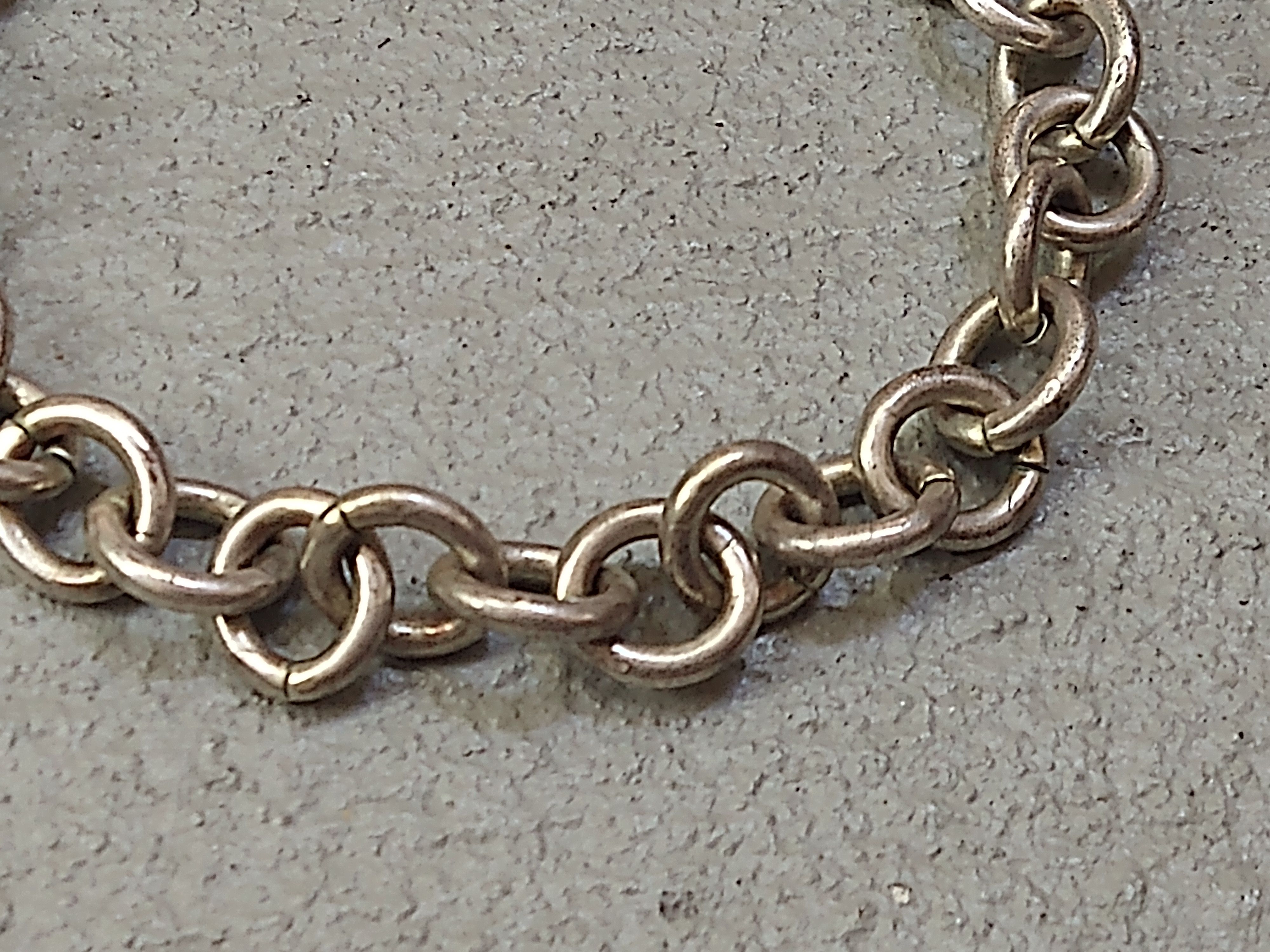 Jewelry × Vintage Vintage Bracelet Oval Chain Link Silver 8.25" Size ONE SIZE - 3 Thumbnail