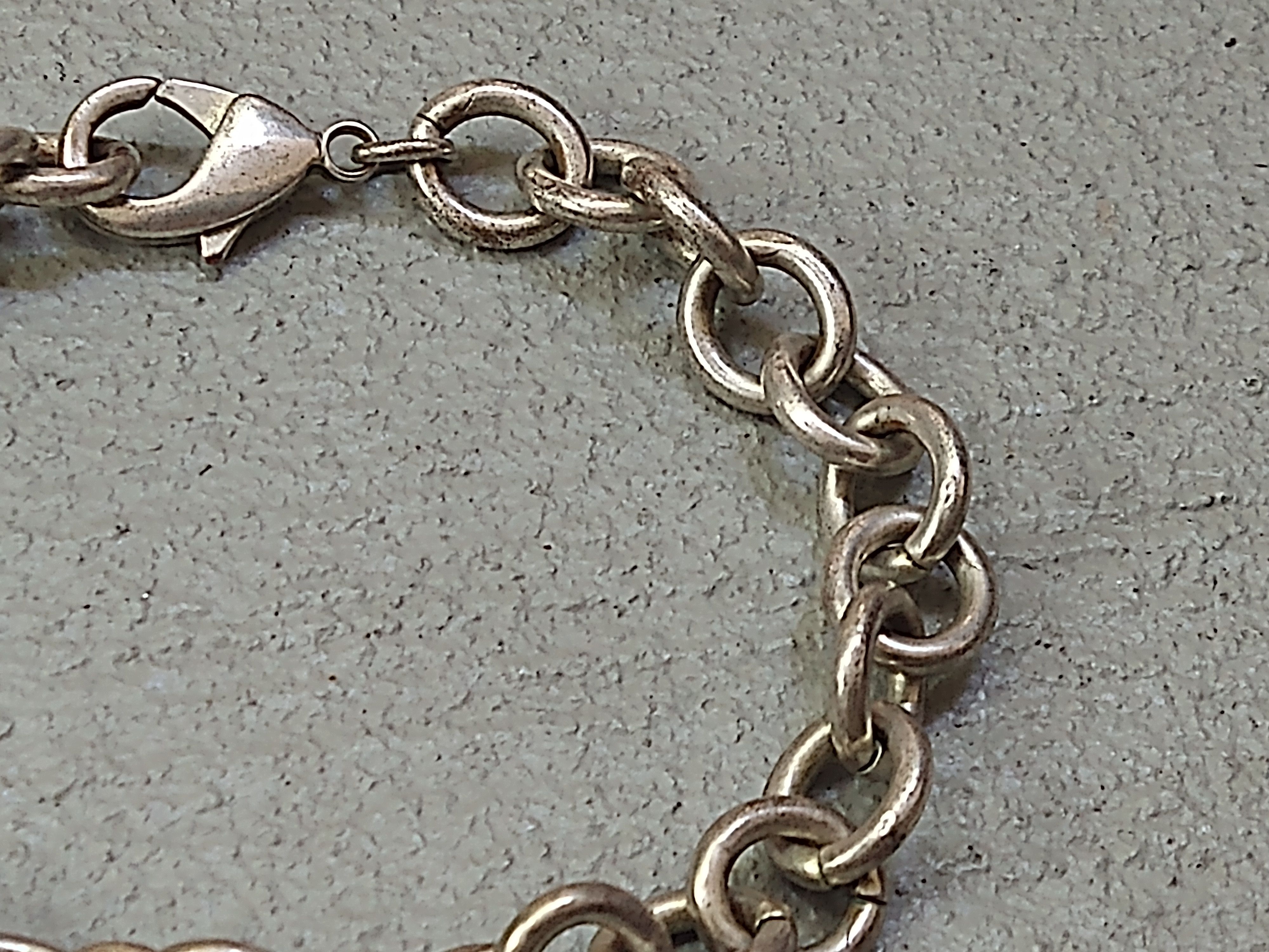 Jewelry × Vintage Vintage Bracelet Oval Chain Link Silver 8.25" Size ONE SIZE - 4 Thumbnail
