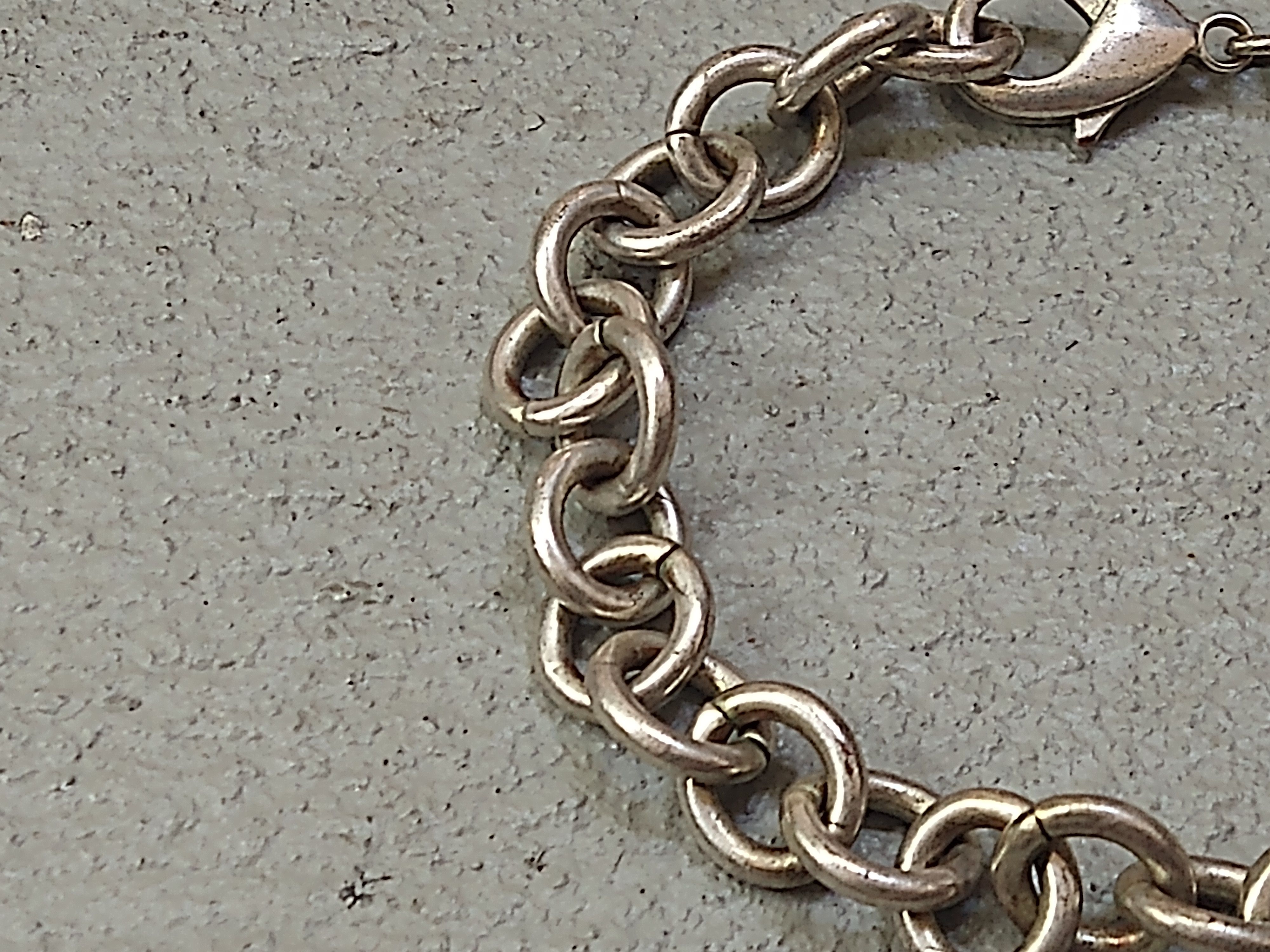 Jewelry × Vintage Vintage Bracelet Oval Chain Link Silver 8.25" Size ONE SIZE - 5 Thumbnail
