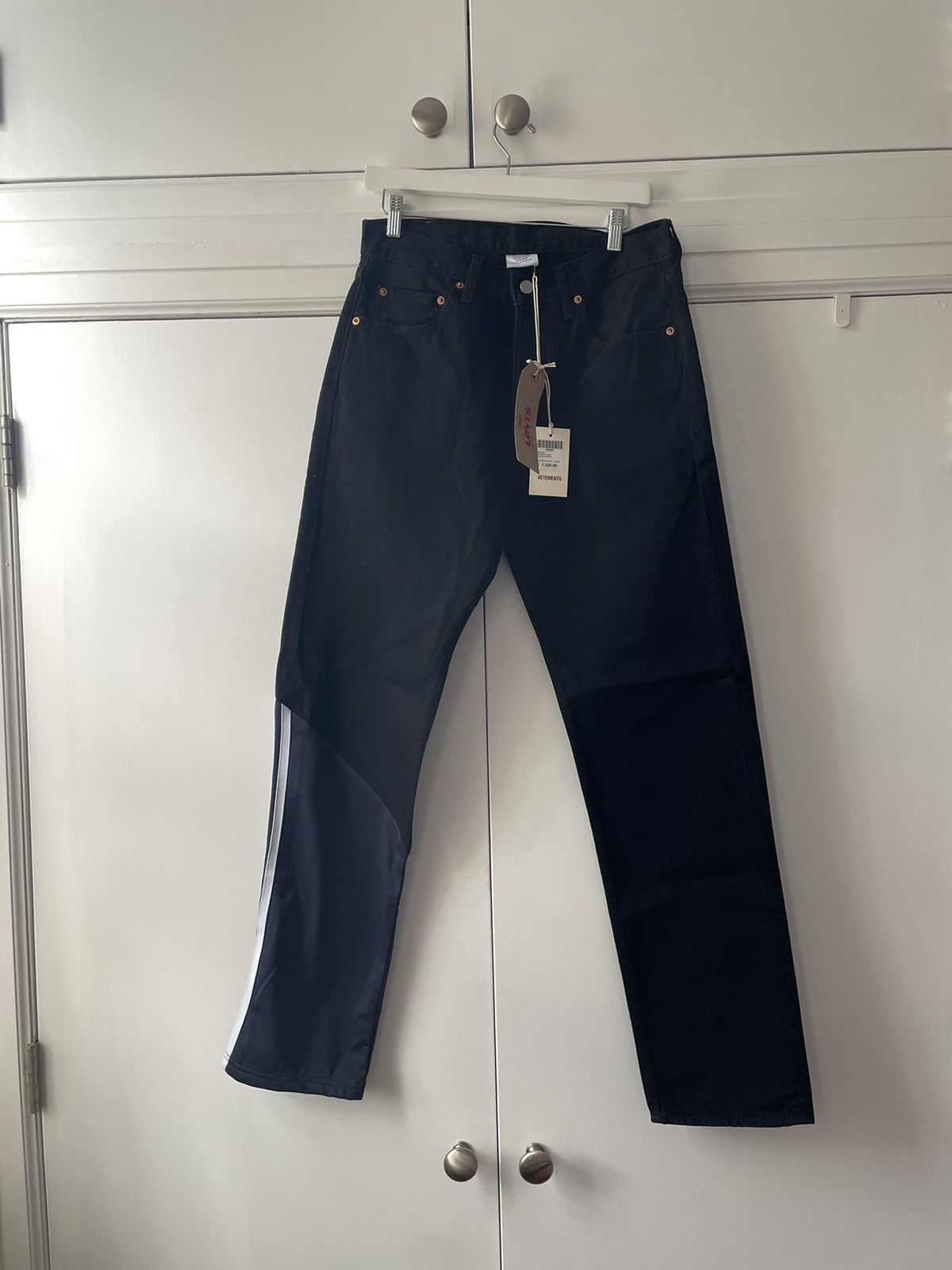 image of Levis x Vetements Hybrid Denim in Black, Men's (Size 32)