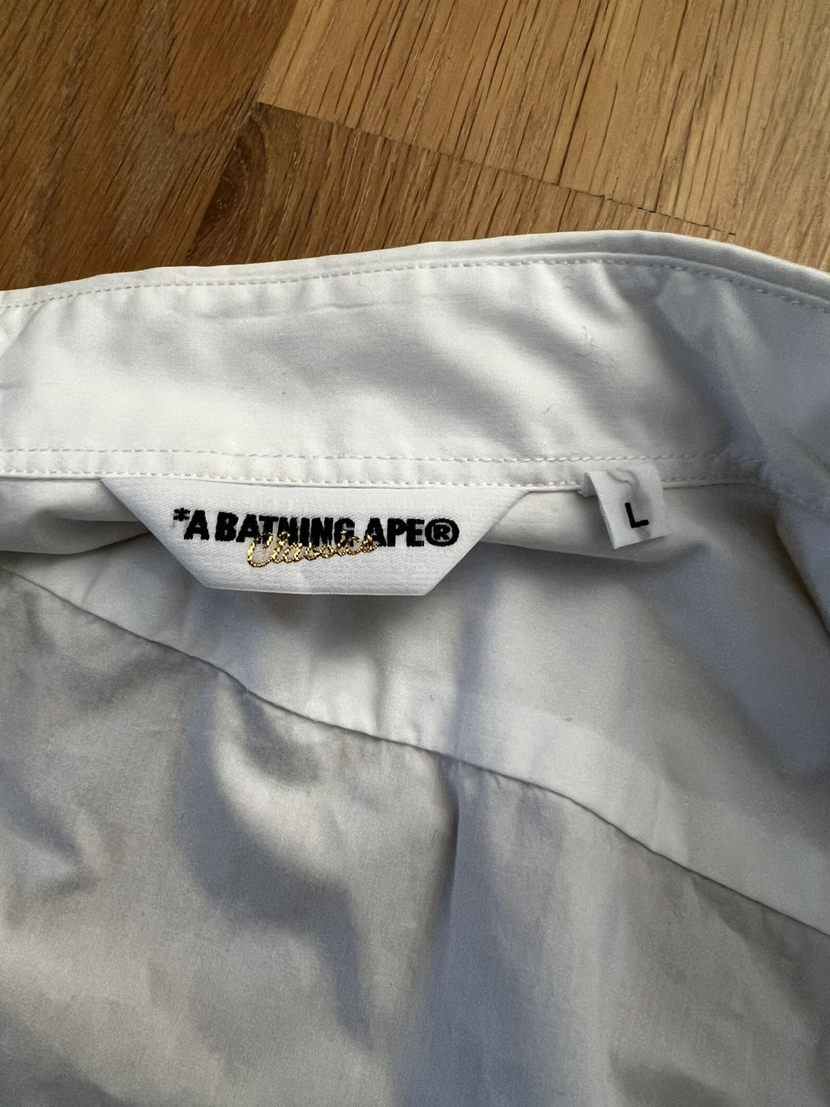 Bape Baby Milo Peeking Button Up Size US L / EU 52-54 / 3 - 3 Thumbnail