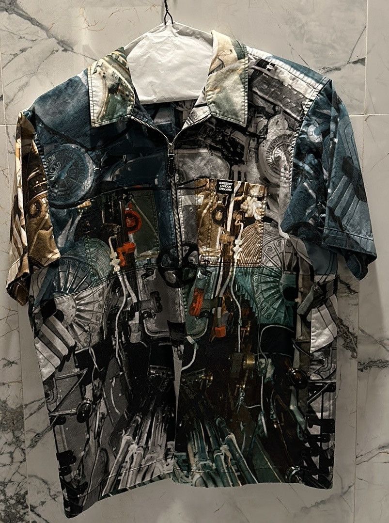 Burberry Burberry Shirt zip-front popover shirt Size US L / EU 52-54 / 3 - 1 Thumbnail