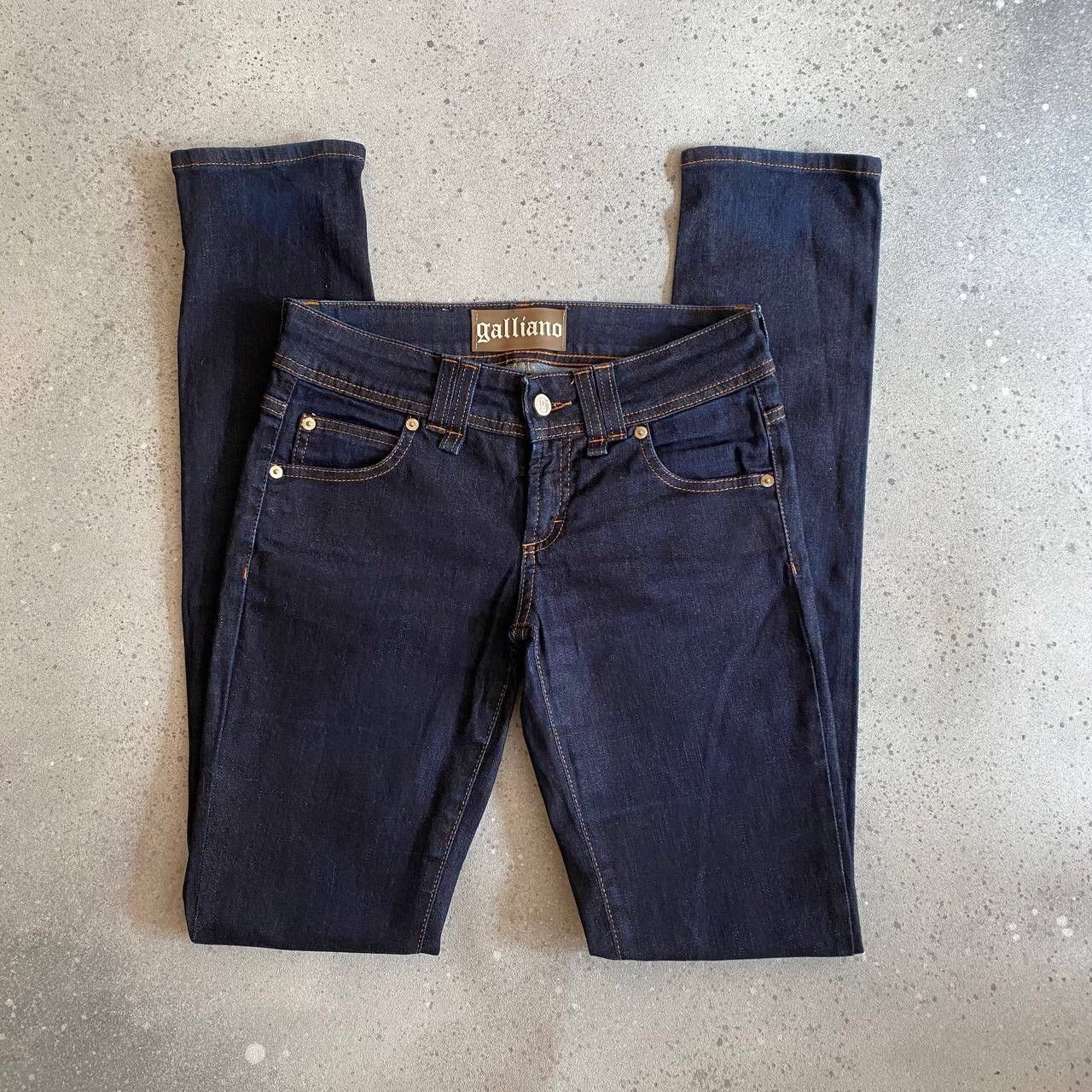 John Galliano John Galliano Woman’s Glam Low Rise Jeans Size 26" / US 2 / IT 38 - 3 Thumbnail