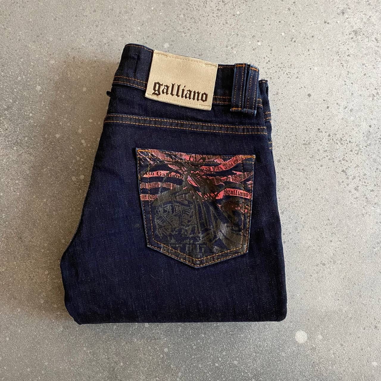 John Galliano John Galliano Woman’s Glam Low Rise Jeans Size 26" / US 2 / IT 38 - 1 Thumbnail