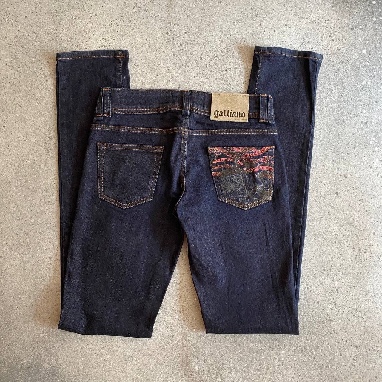 John Galliano John Galliano Woman’s Glam Low Rise Jeans Size 26" / US 2 / IT 38 - 4 Thumbnail