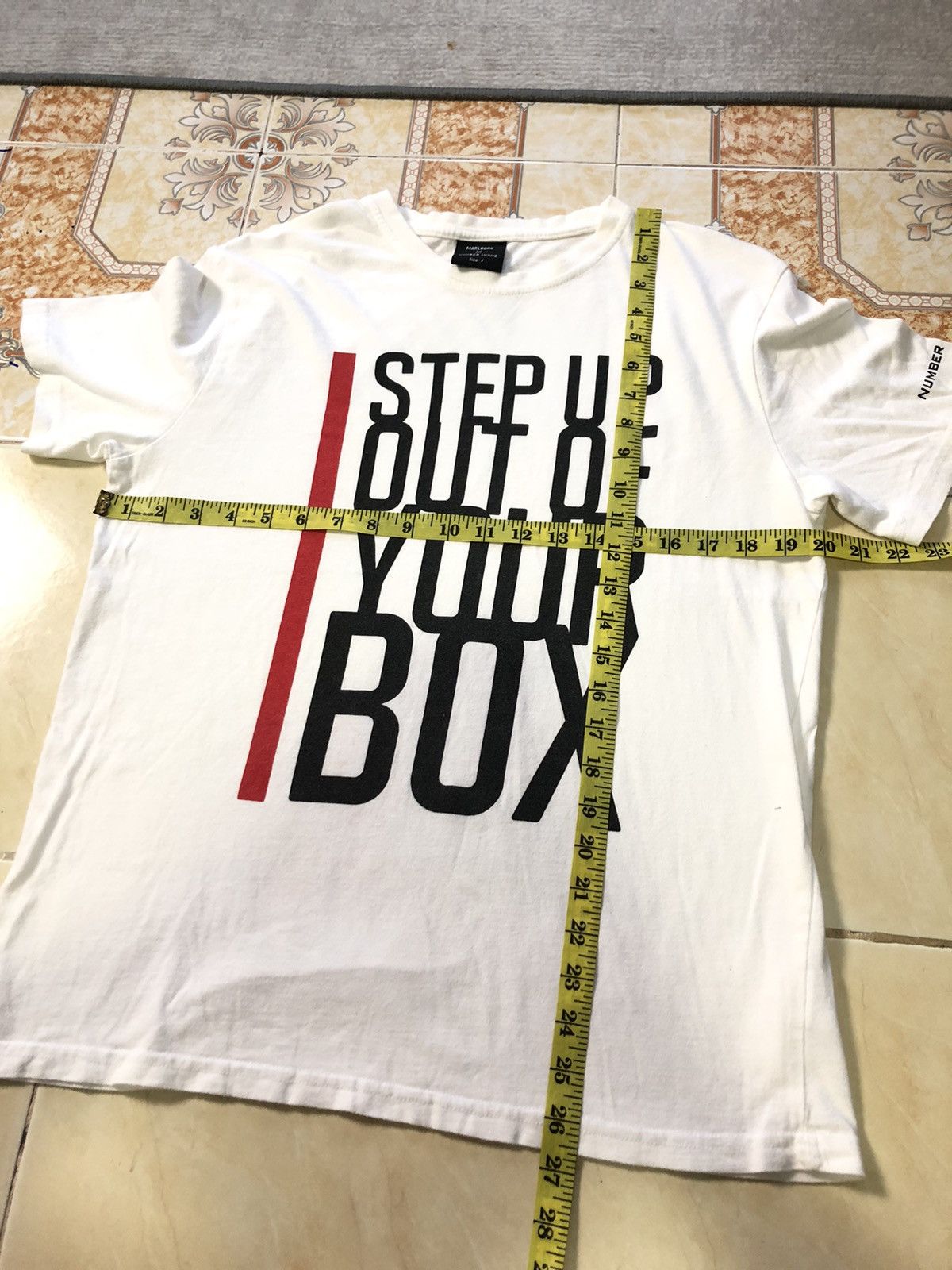 Marlboro × Number (N)ine VINTAGE NUMBER(N)INE xMARLBORO STEP UP OUT OF YOUR BOX SHIRT Size US M / EU 48-50 / 2 - 7 Thumbnail