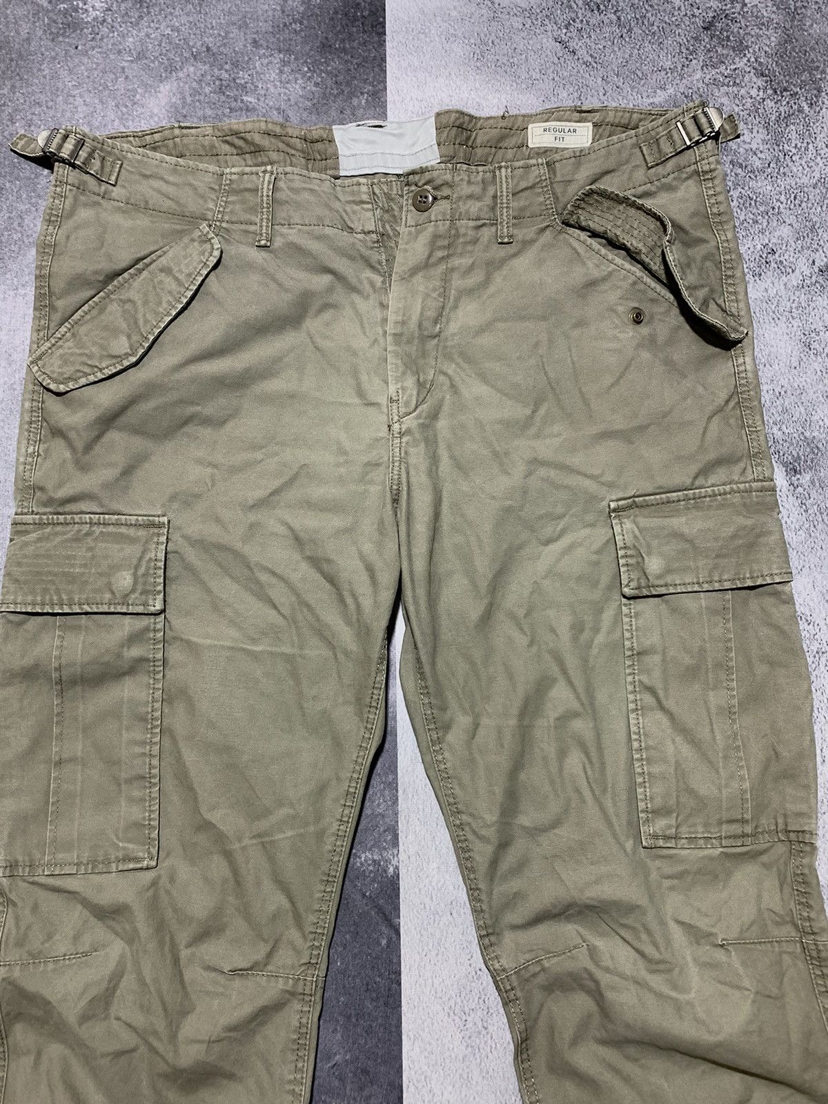 Vintage Vintage Y2K wide cargo pants workwear style size 36 Size US 36 / EU 52 - 2 Thumbnail