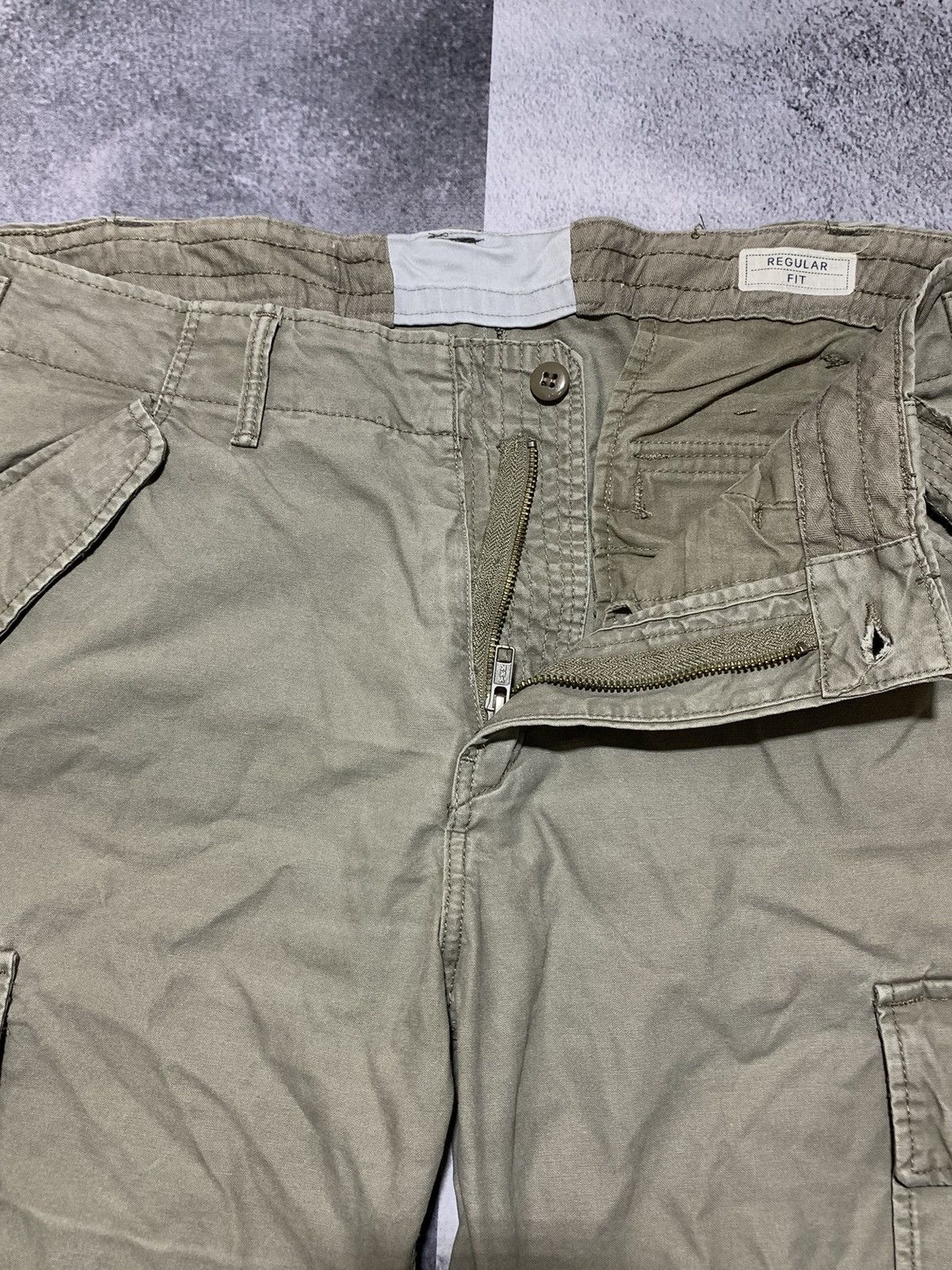 Vintage Vintage Y2K wide cargo pants workwear style size 36 Size US 36 / EU 52 - 3 Thumbnail