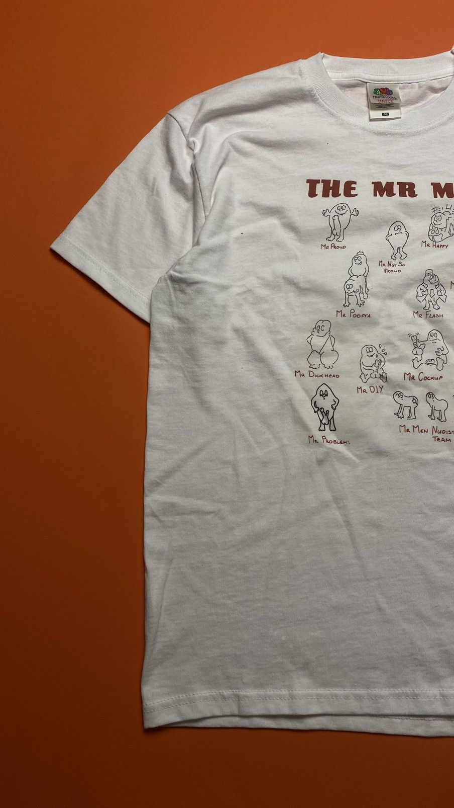 Vintage Vintage 90s penis t-shirt mr men Size US M / EU 48-50 / 2 - 4 Thumbnail
