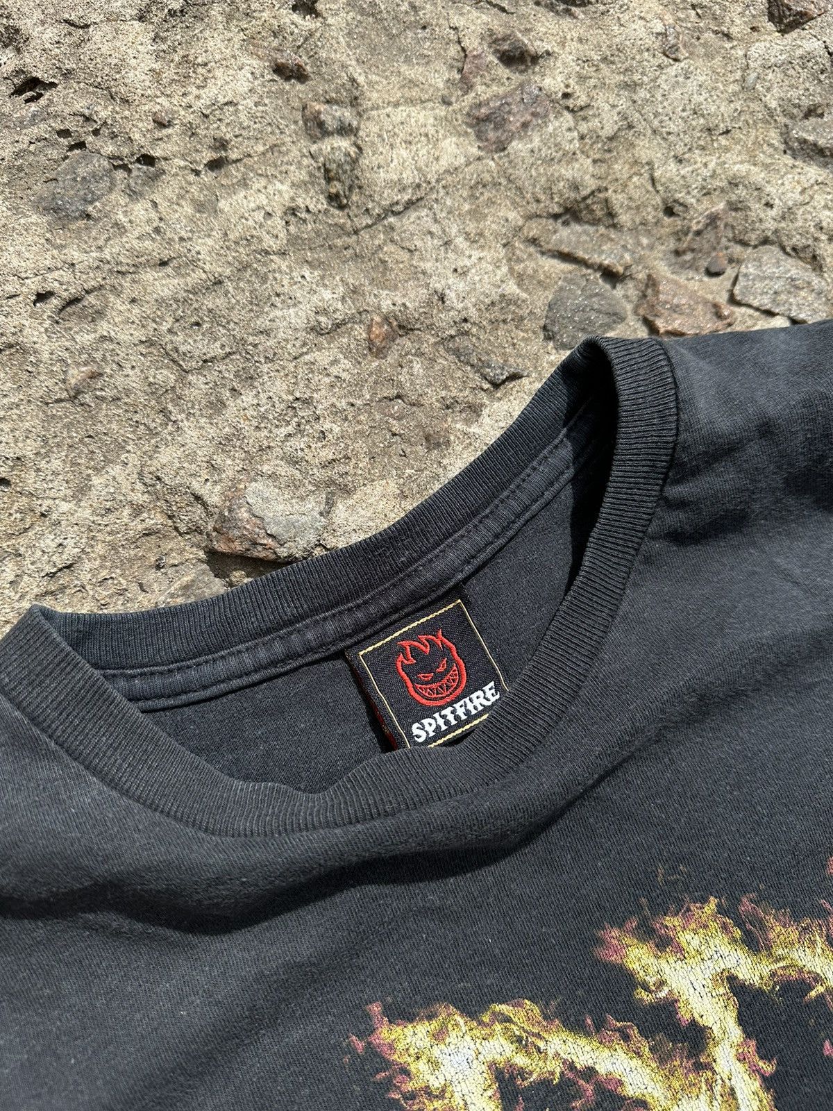 Spitfire × Vintage Vintage 00s Spitfire Skateboards Flame Logo T-Shirt Size US M / EU 48-50 / 2 - 4 Thumbnail