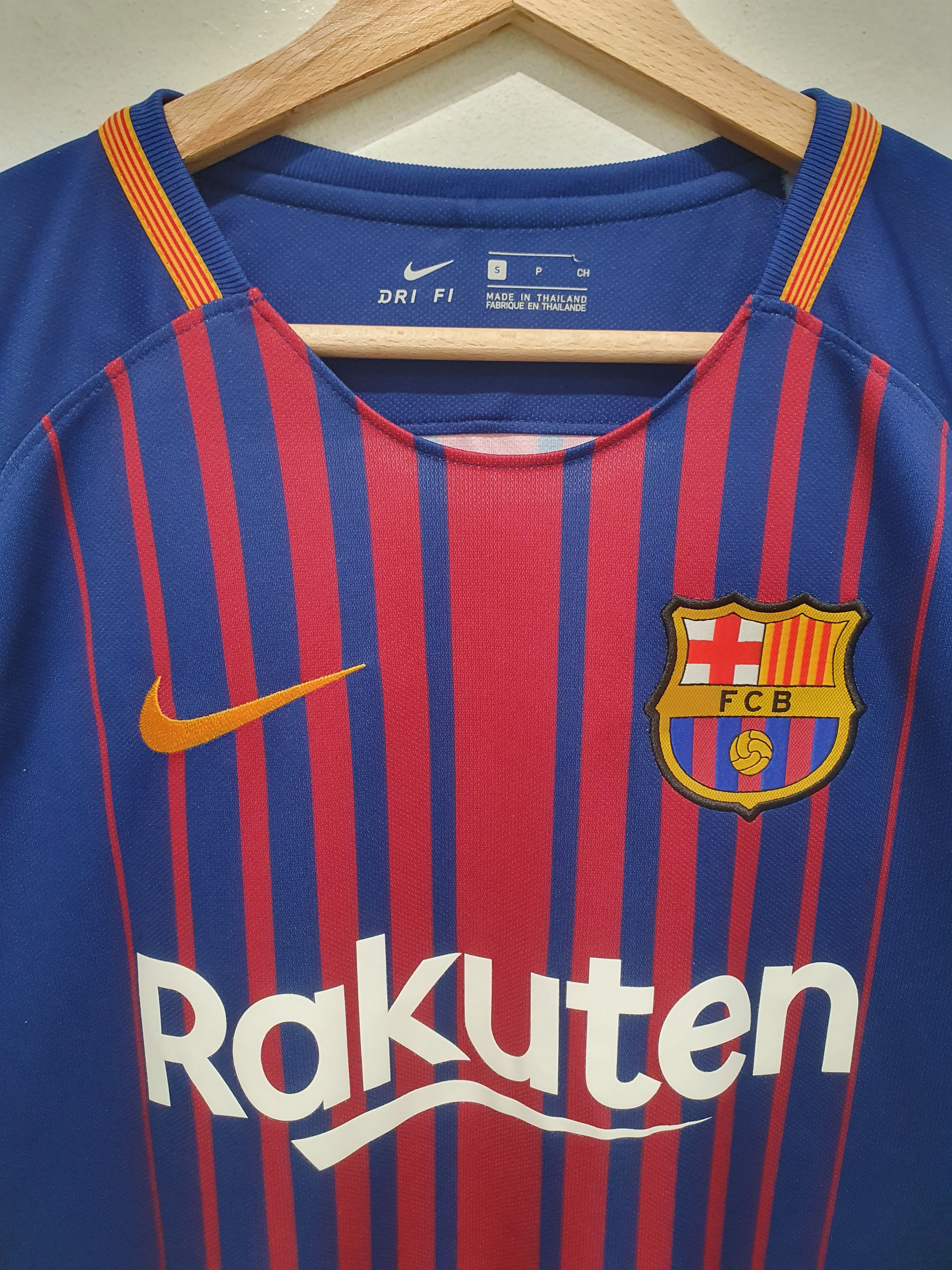 MESSI 2017 2018 FC BARCELONA NIKE SIZE S SHIRT JERSEY