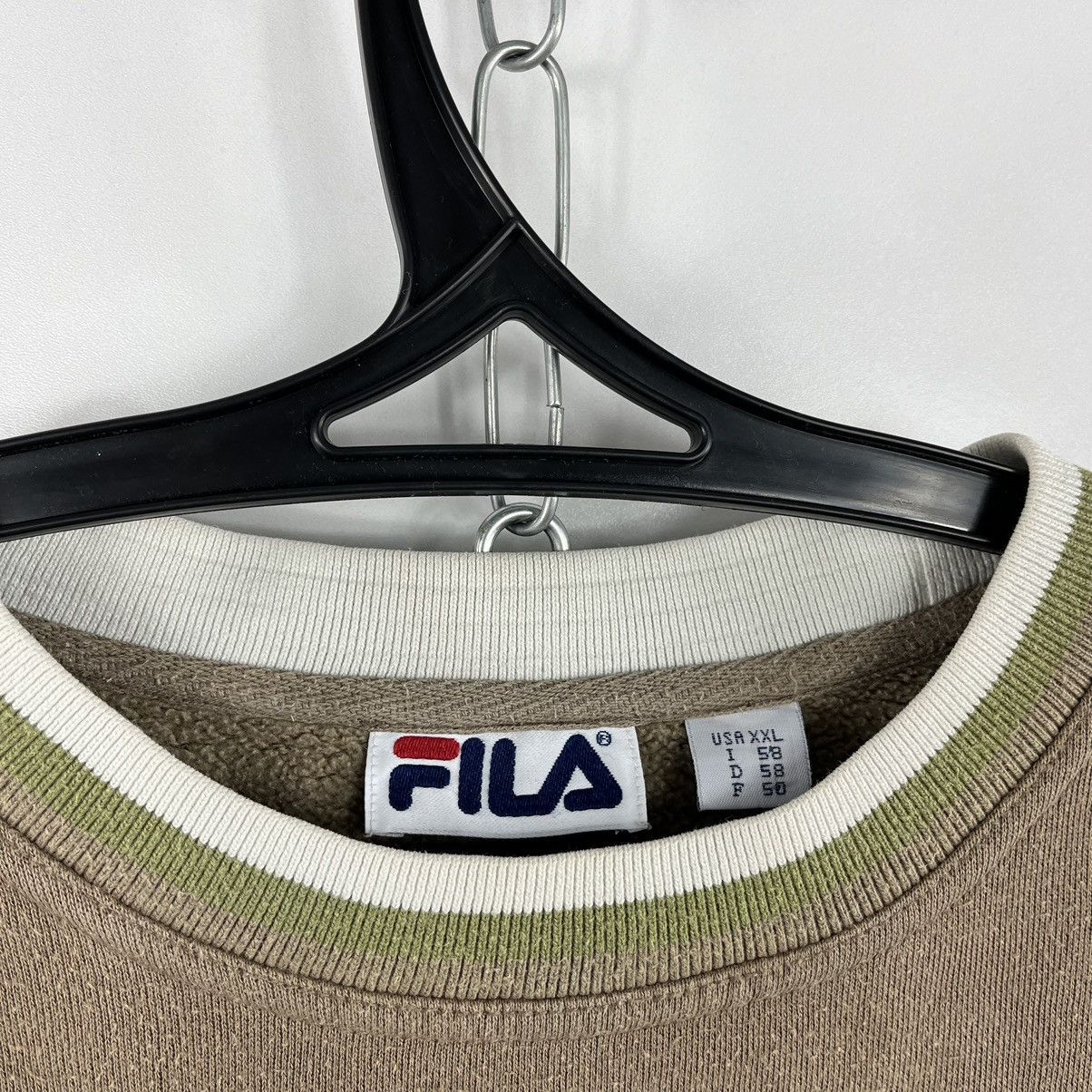 Fila × Vintage Vtg Fila Sweatahirt Crew Neck Embroidery Centre Logo Sz XXL Size US XXL / EU 58 / 5 - 4 Thumbnail
