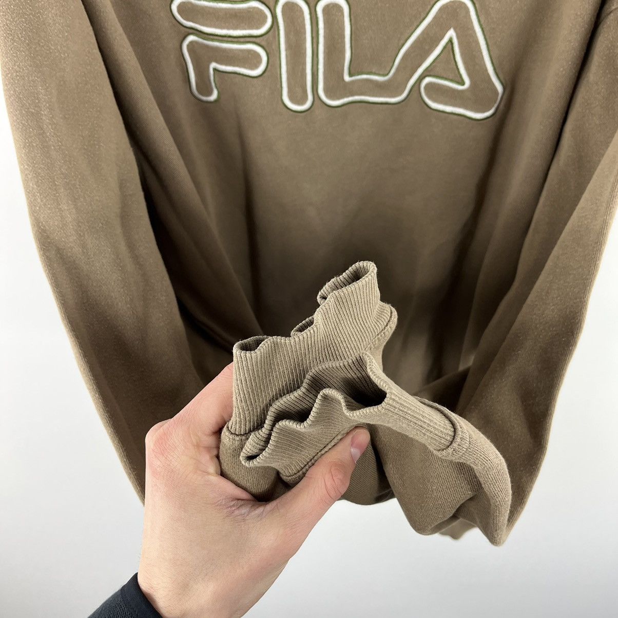 Fila × Vintage Vtg Fila Sweatahirt Crew Neck Embroidery Centre Logo Sz XXL Size US XXL / EU 58 / 5 - 3 Thumbnail