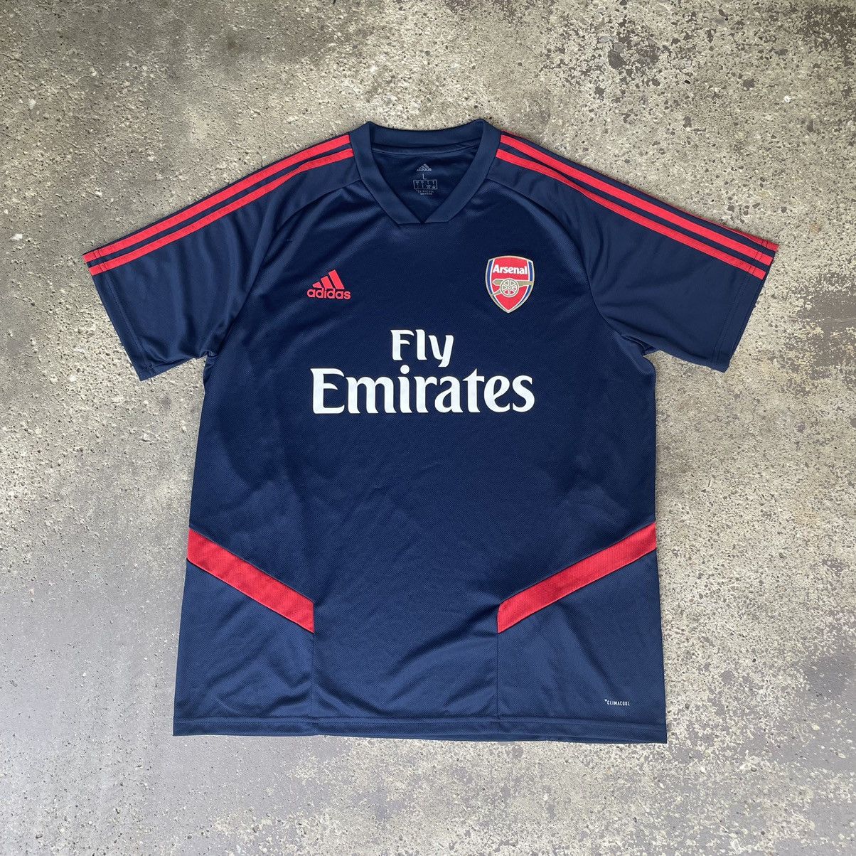 Adidas Soccer Jersey Streetwear 2019 20 ARSENAL PREMIER LEAGUE NAVY SOCCER JERSEY KIT Grailed