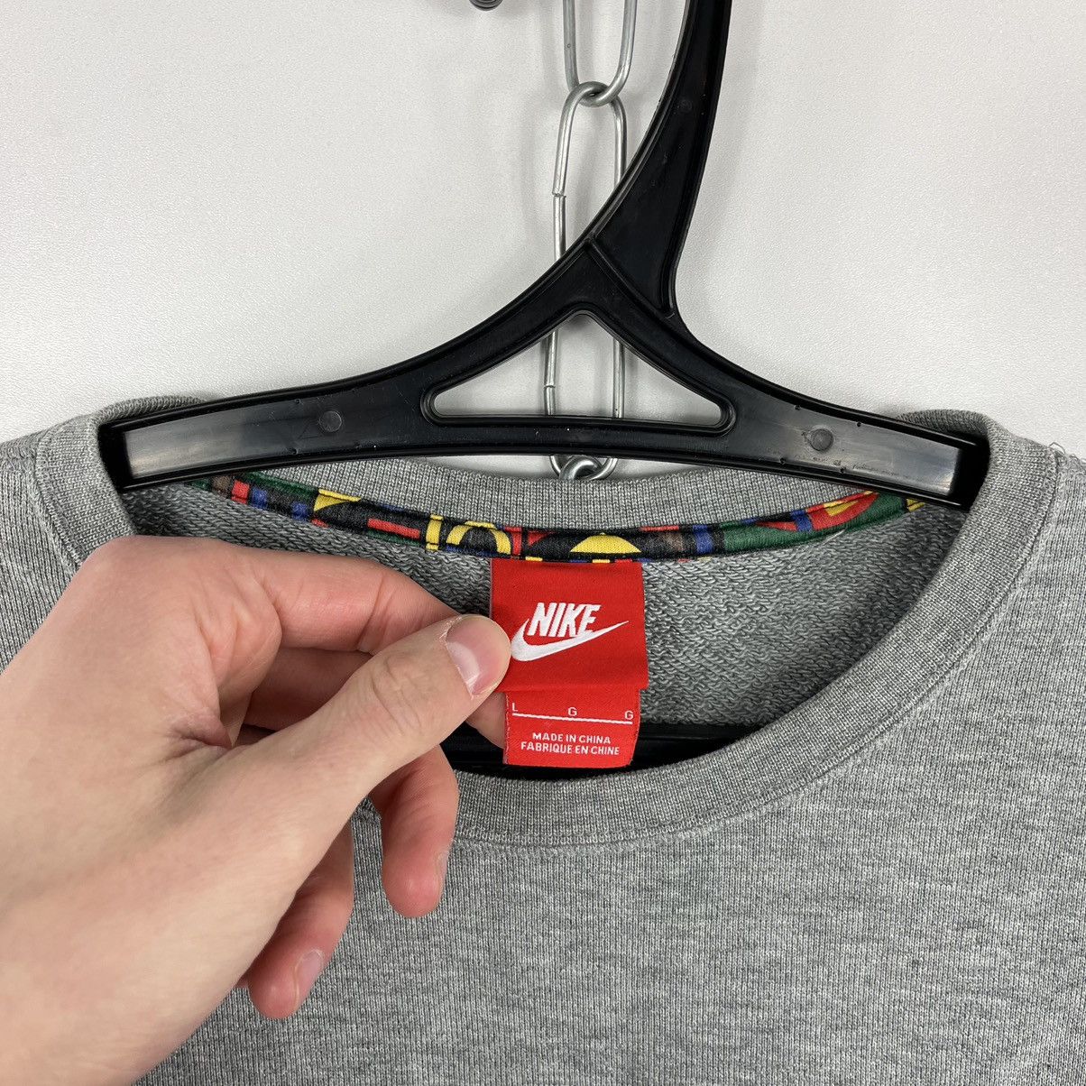 Nike Nike Air Sweatshirt Crew Neck Spell Out Logo Grey Size L Size US L / EU 52-54 / 3 - 6 Thumbnail