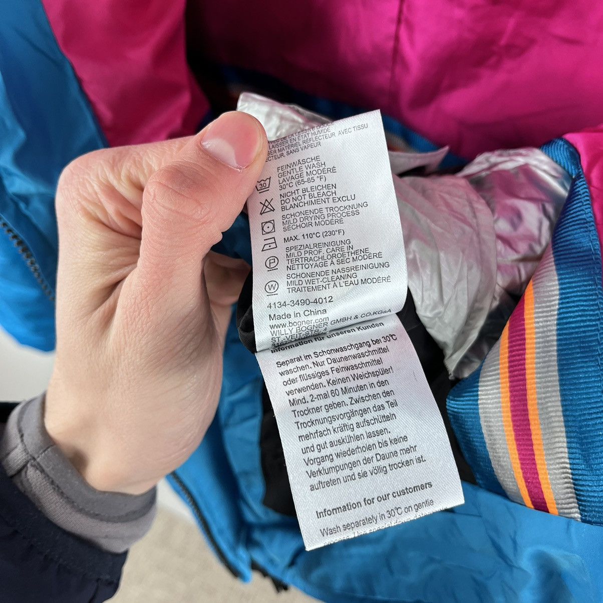 Bogner Bogner Fire + Ice Down Jacket Blue Size US 12 EU 42 L Size XL / US 12-14 / IT 48-50 - 18 Thumbnail