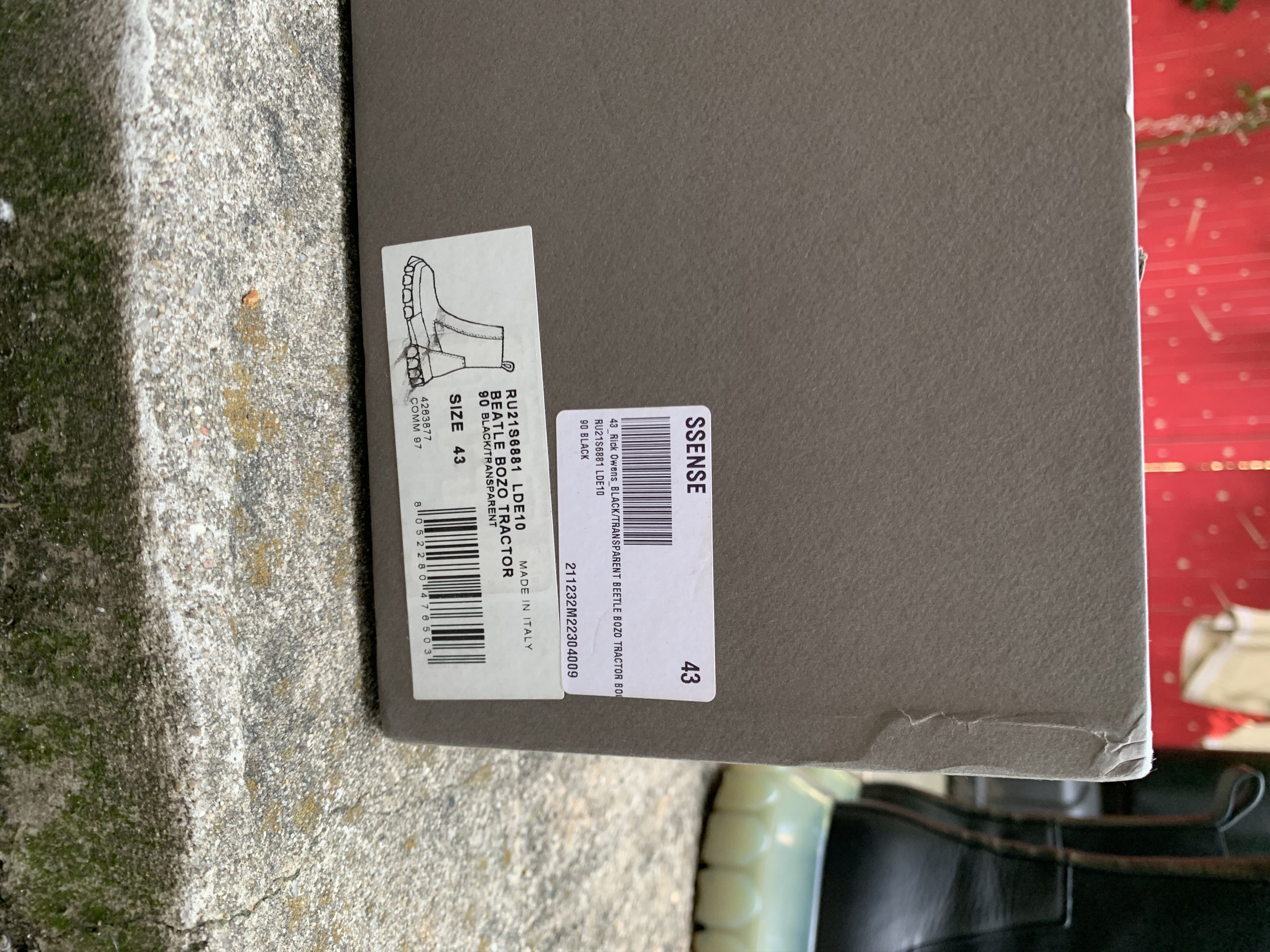 Rick Owens Beatle Bozo Tractor Boots in Black Clear Sole 43 Size US 10 / EU 43 - 7 Thumbnail