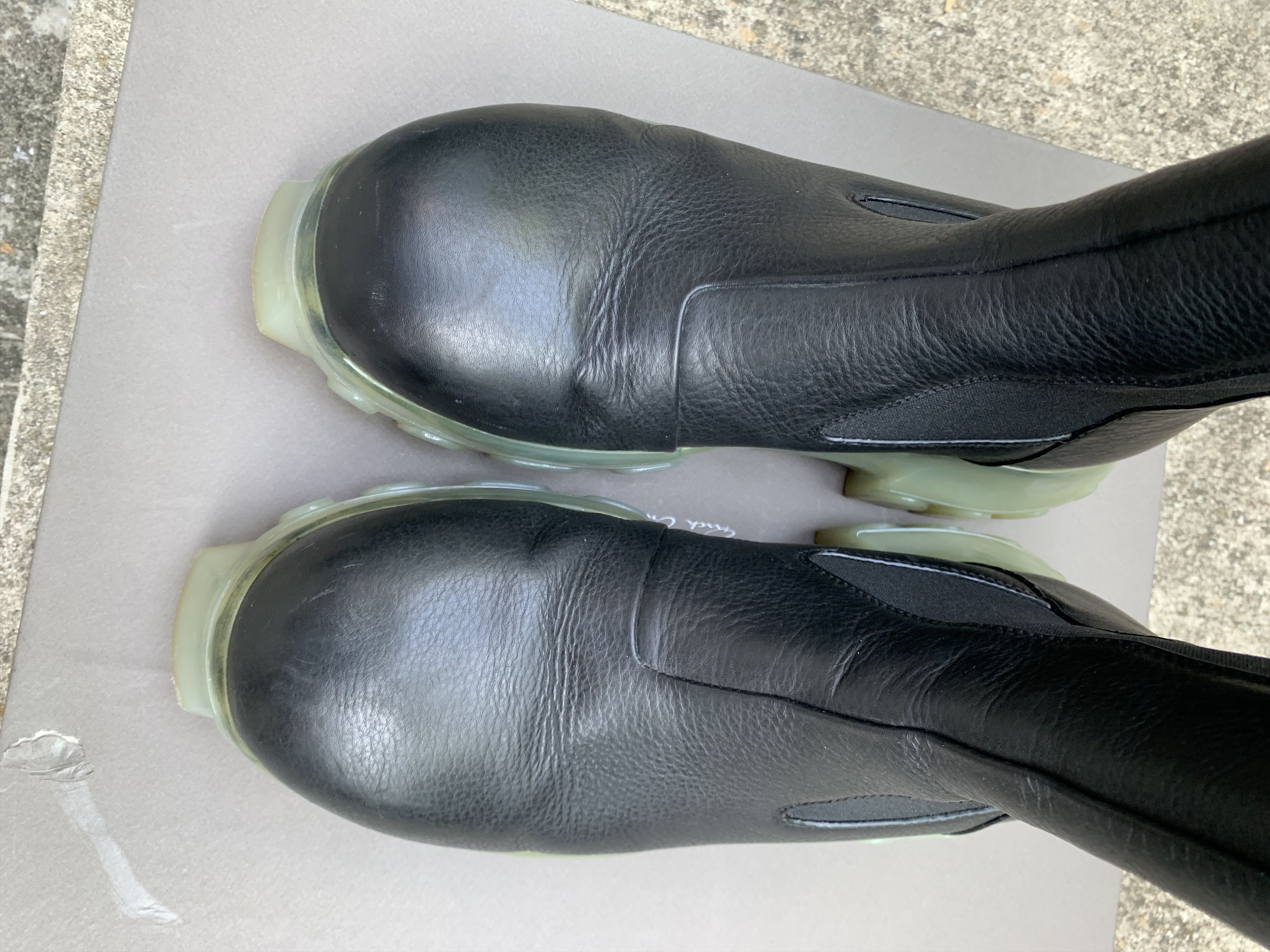 Rick Owens Beatle Bozo Tractor Boots in Black Clear Sole 43 Size US 10 / EU 43 - 8 Thumbnail