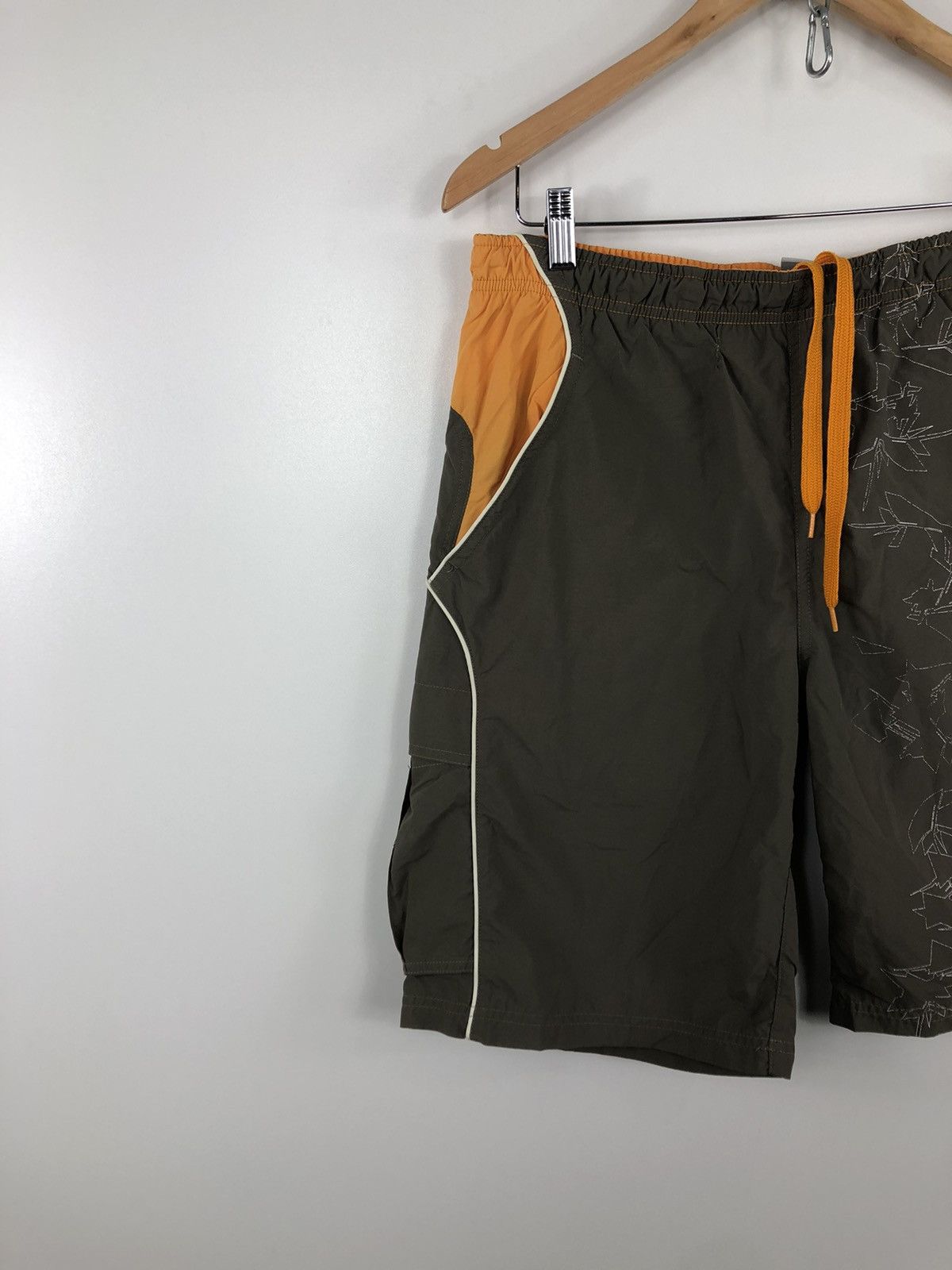 Nike Vintage Nike Nylon Shorts Embroidery Spell Out Logo Size M Size US 33 - 3 Thumbnail