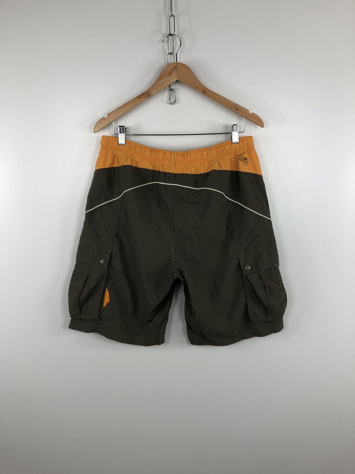 Nike Vintage Nike Nylon Shorts Embroidery Spell Out Logo Size M Size US 33 - 2 Thumbnail