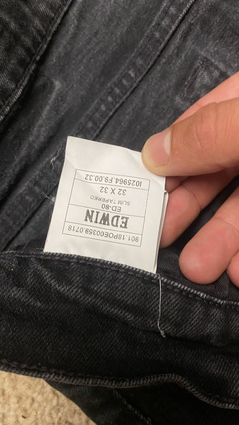 Edwin × Japanese Brand × Vintage Edwin jeans sz 32 Size US 32 / EU 48 - 9 Thumbnail